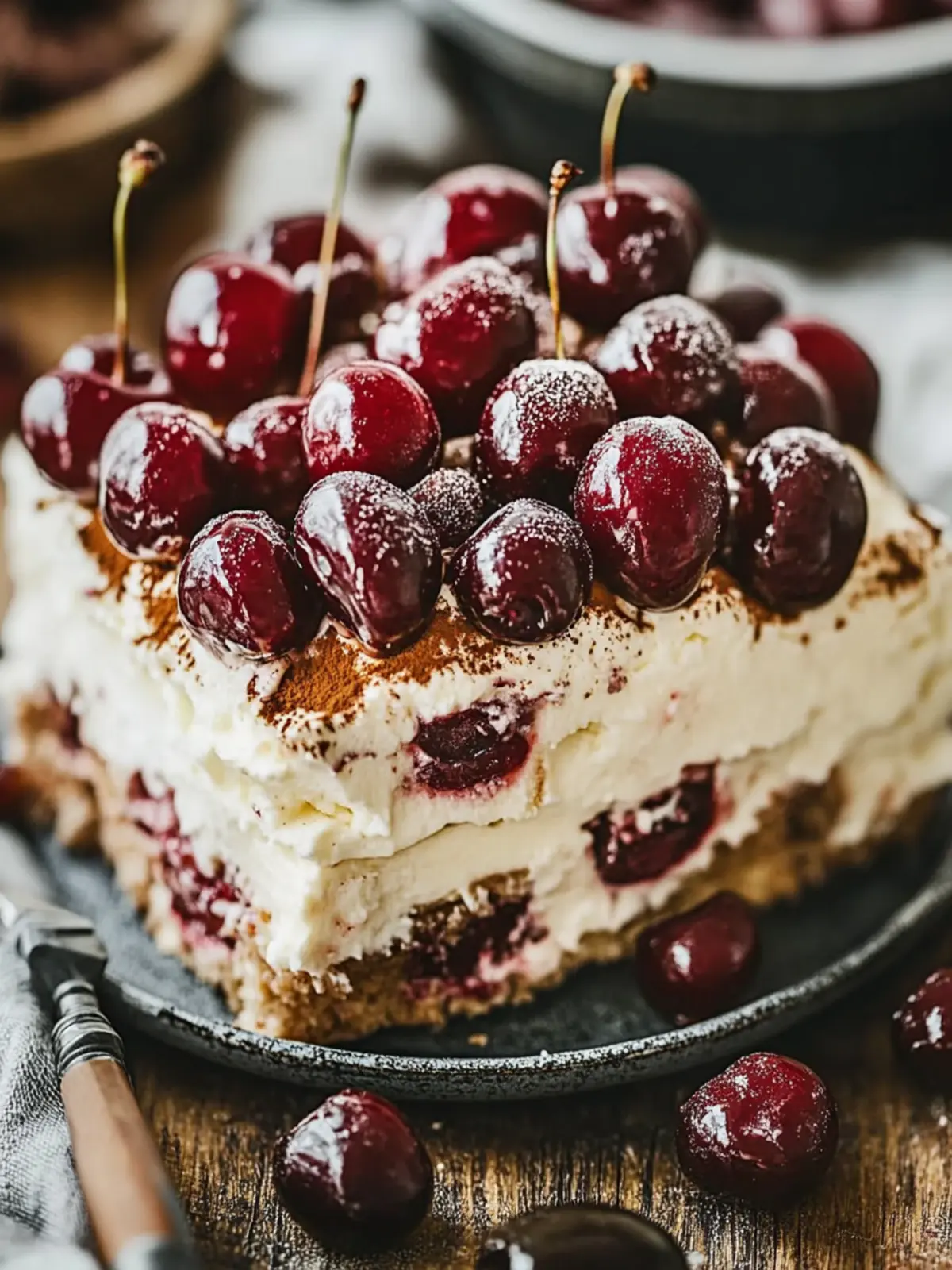 Cherry Amaretto Tiramisu: A Fruity Twist on a Classic Delight 2 Cherry Amaretto Tiramisu