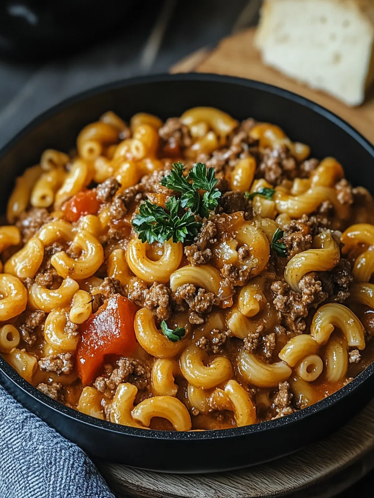 Easy One Pot Beefaroni: Comfort Food with a Twist! 5 One Pot Beefaroni