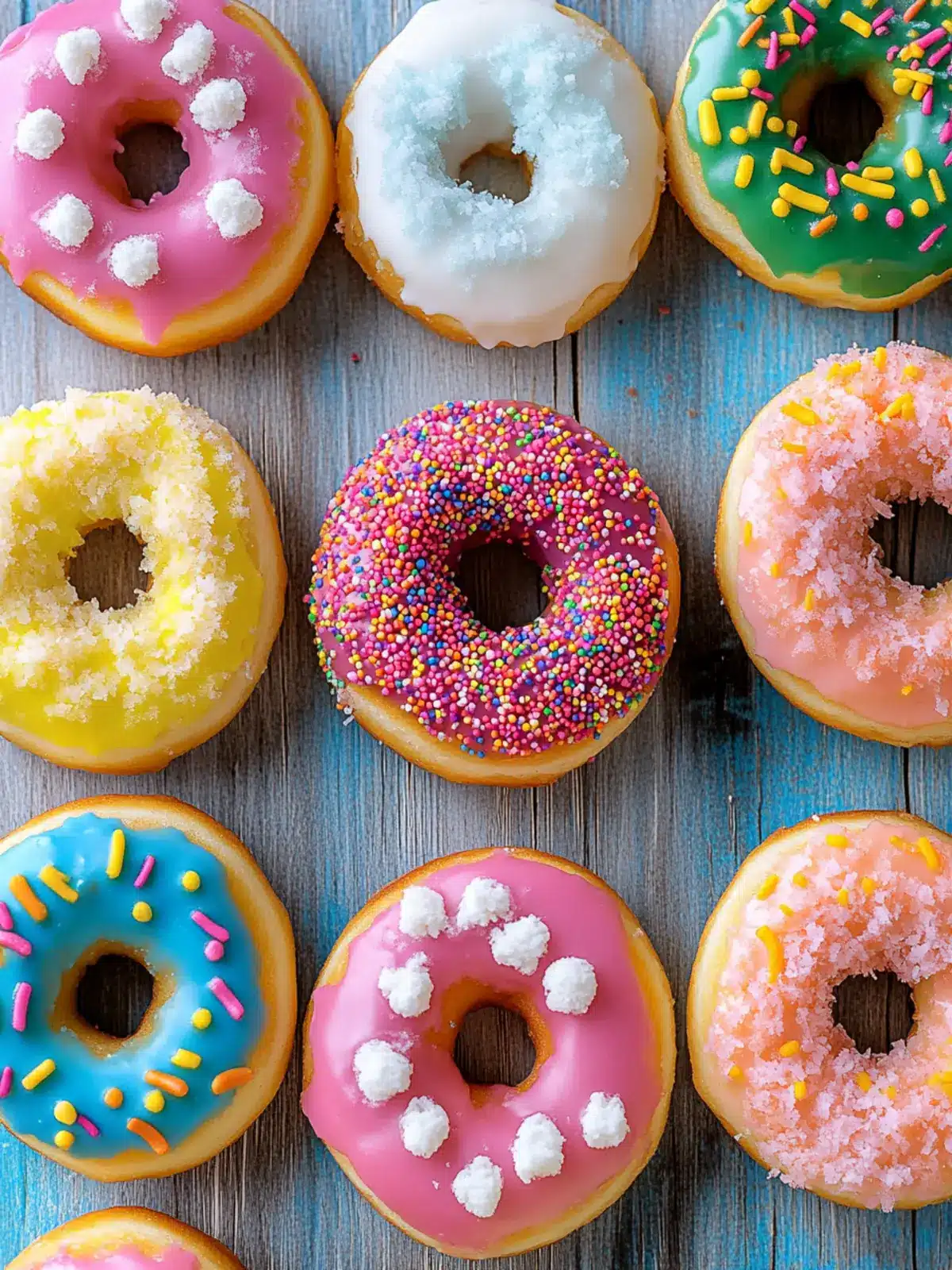 Delicious Rainbow Donuts That Will Brighten Your Day 5 Rainbow Donuts