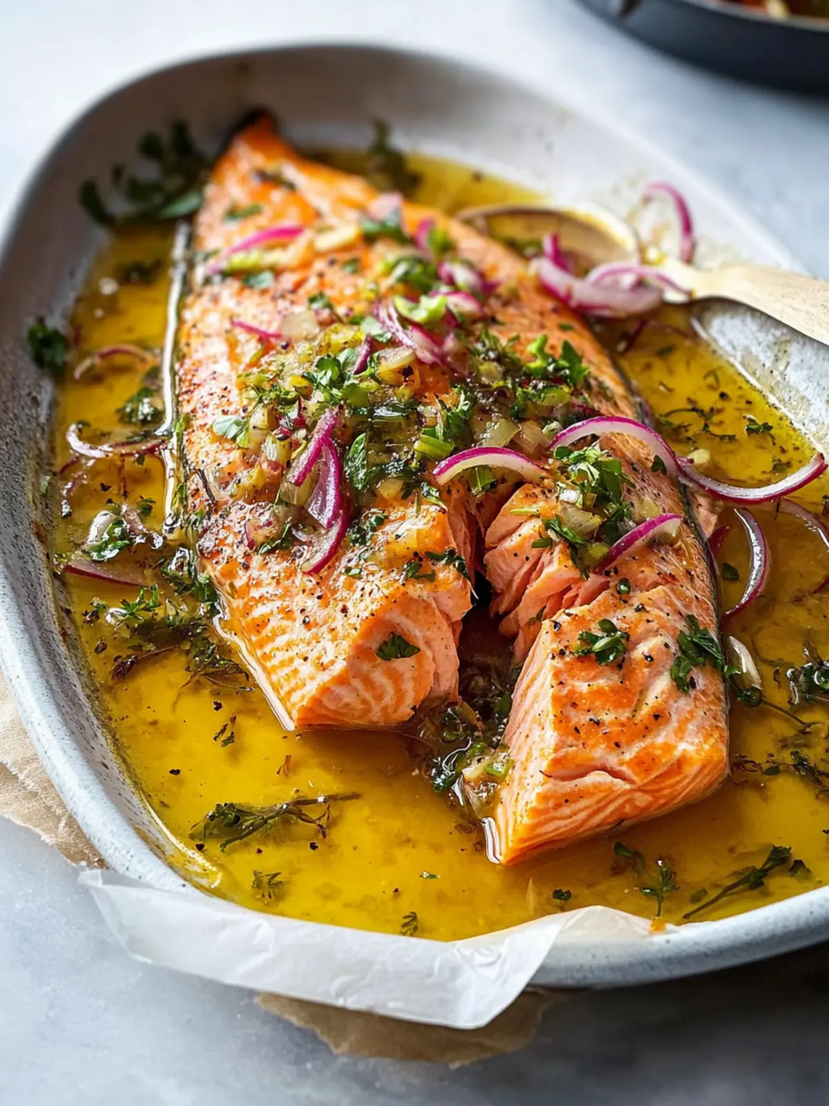 Savory Slow Roasted Salmon with Citrus Herb Magic 4 Slow Roasted Salmon