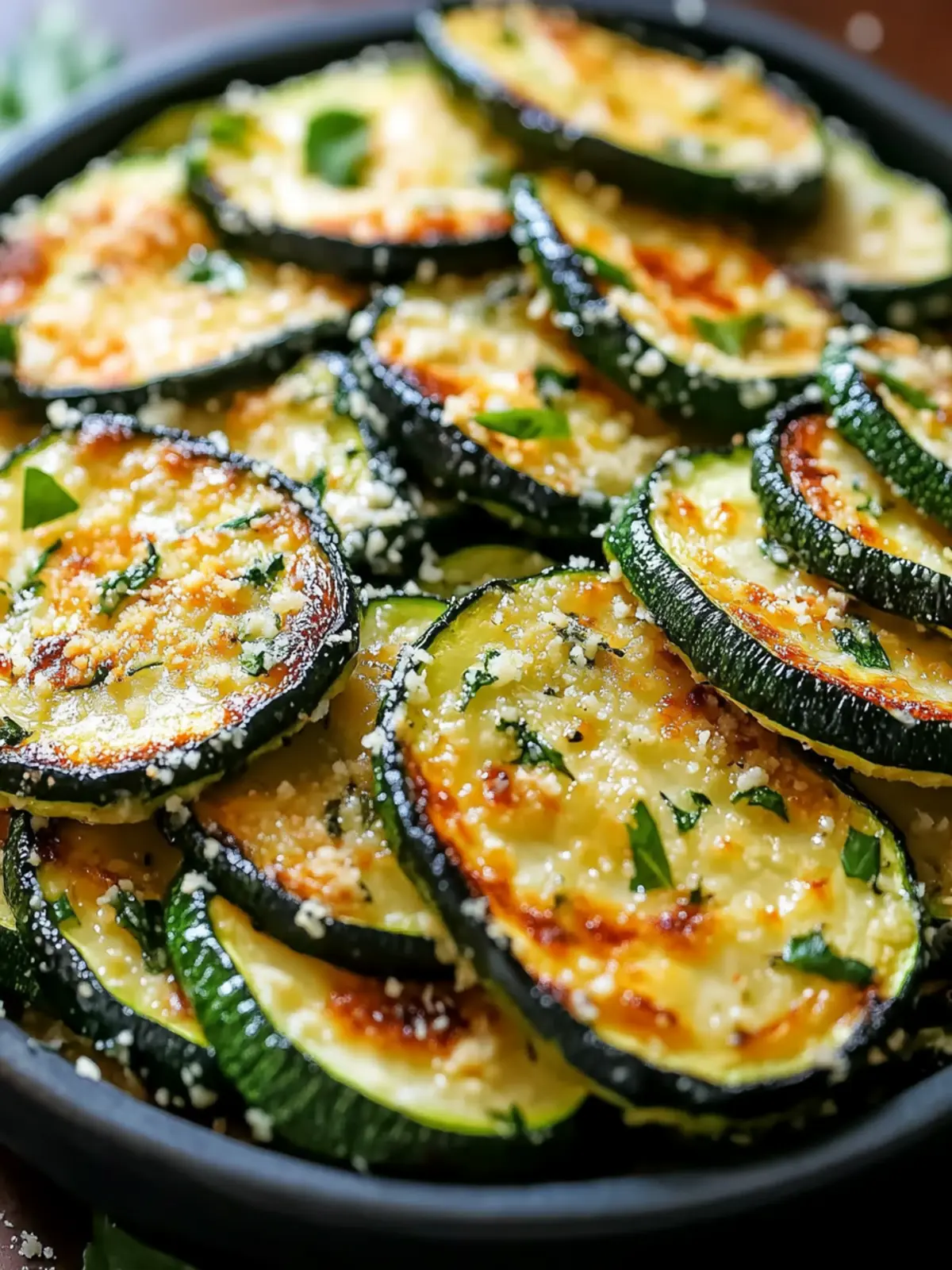 Crispy Crunchy Garlic Parmesan Roasted Zucchini Delight 3 Crunchy Garlic Parmesan Roasted Zucchini