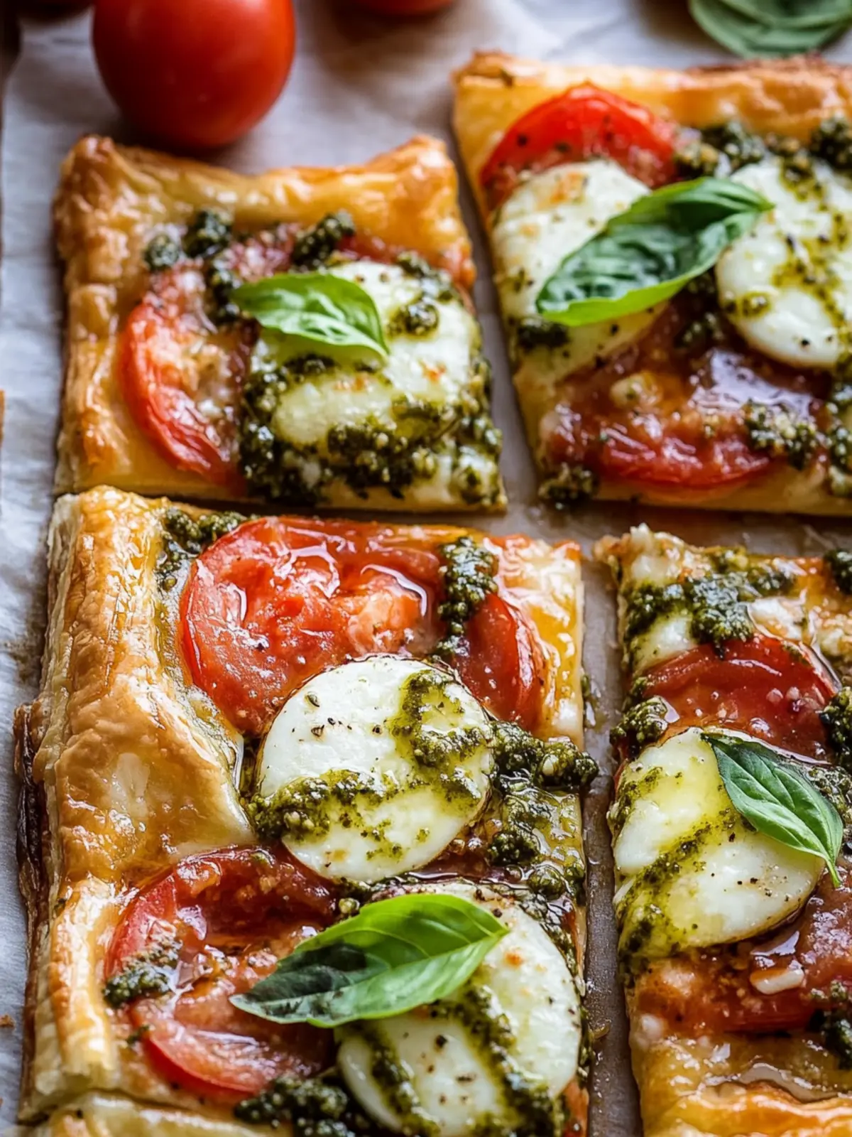 Pesto Caprese Puff Pastry Pizza for Effortless Gourmet Nights 3 Pesto Caprese Puff Pastry Pizza