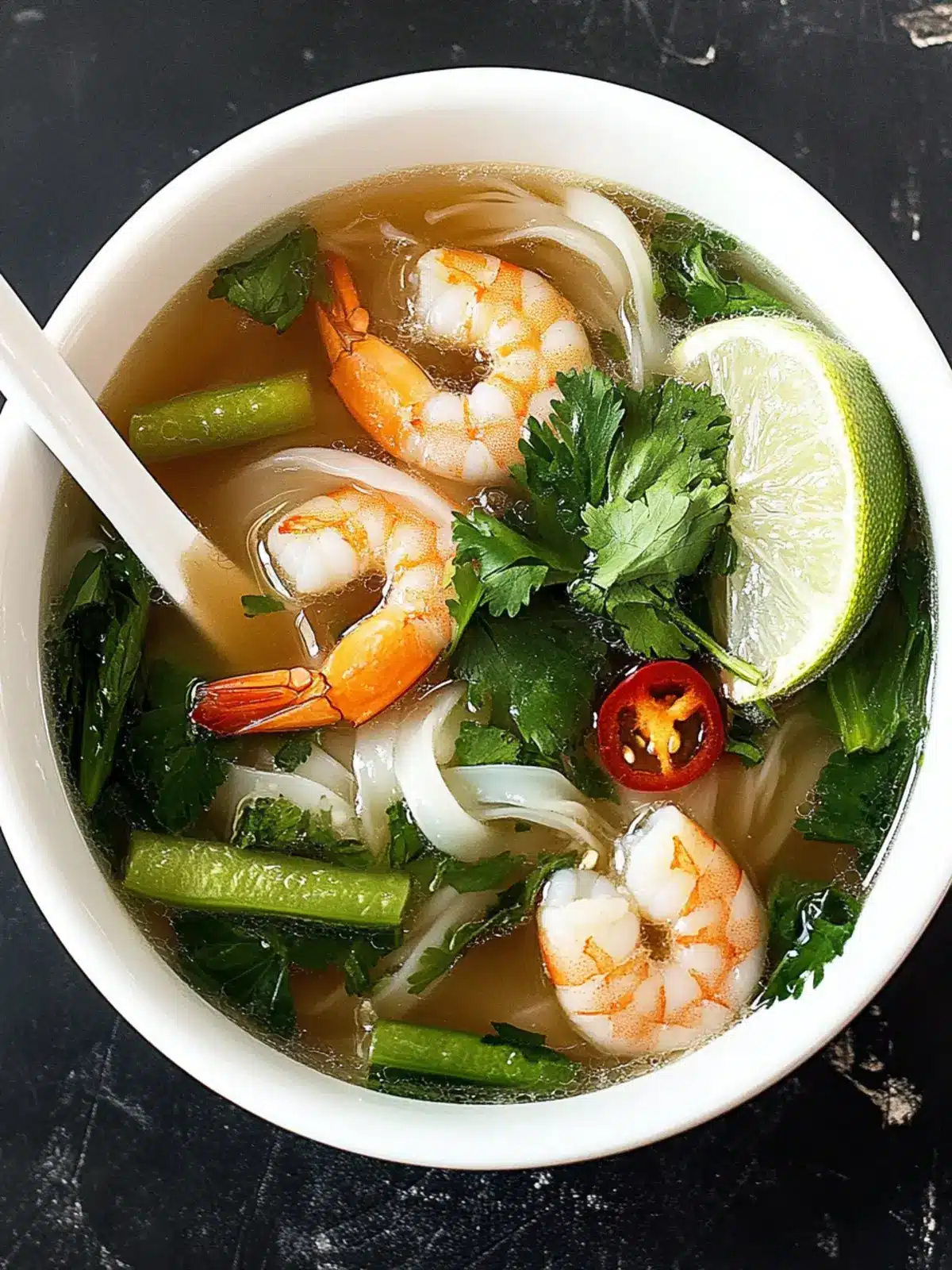 30-Minute Shrimp Pho: Comforting Bowl of Homemade Goodness 2 Shrimp Pho