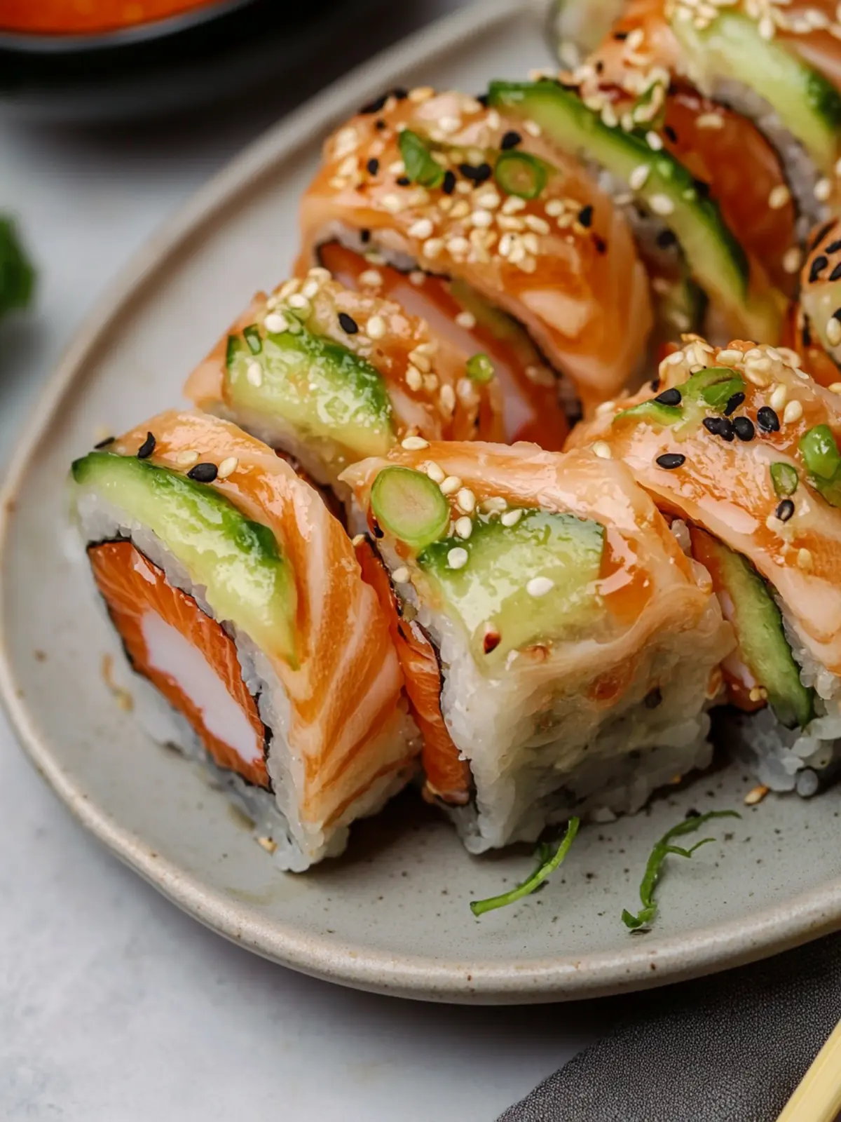 Firecracker Salmon Rolls That Spark Joy in Every Bite 5 Firecracker Salmon Rolls