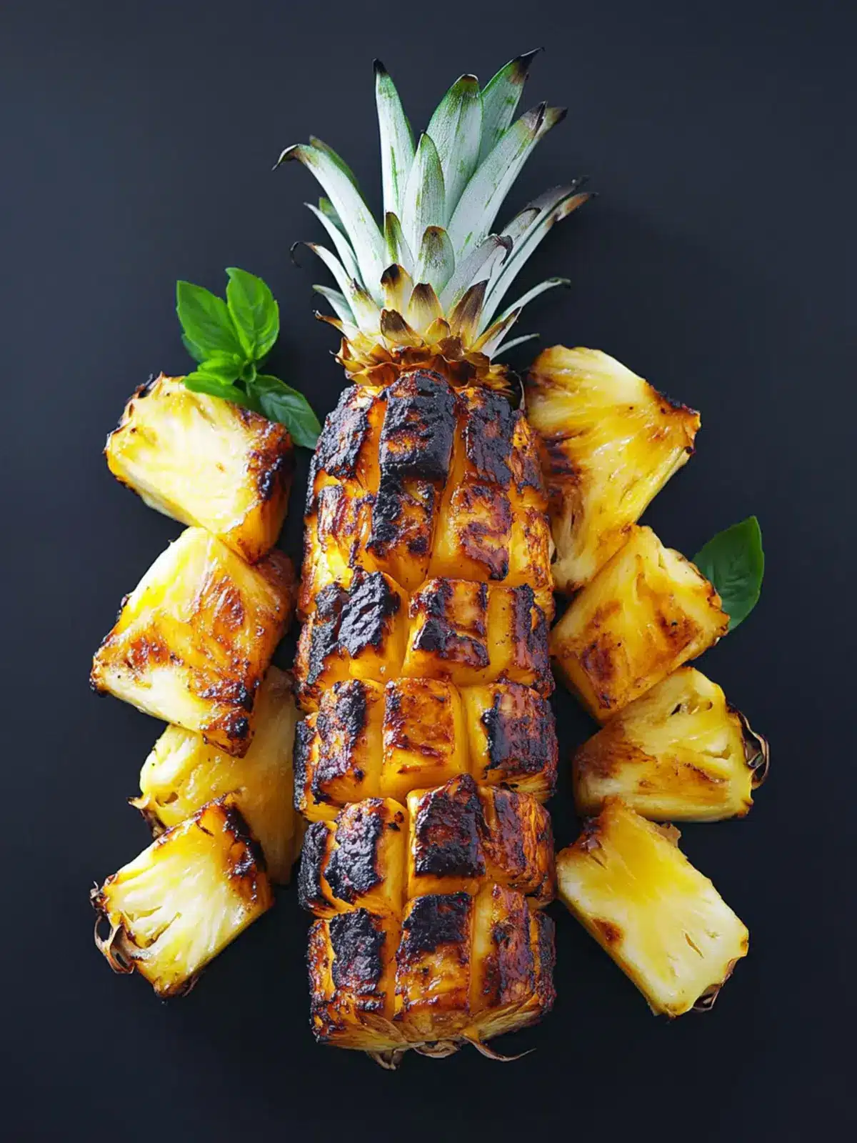 Grilled Pineapple Heaven: Sweet Cinnamon Bliss in Minutes 5 Grilled Pineapple