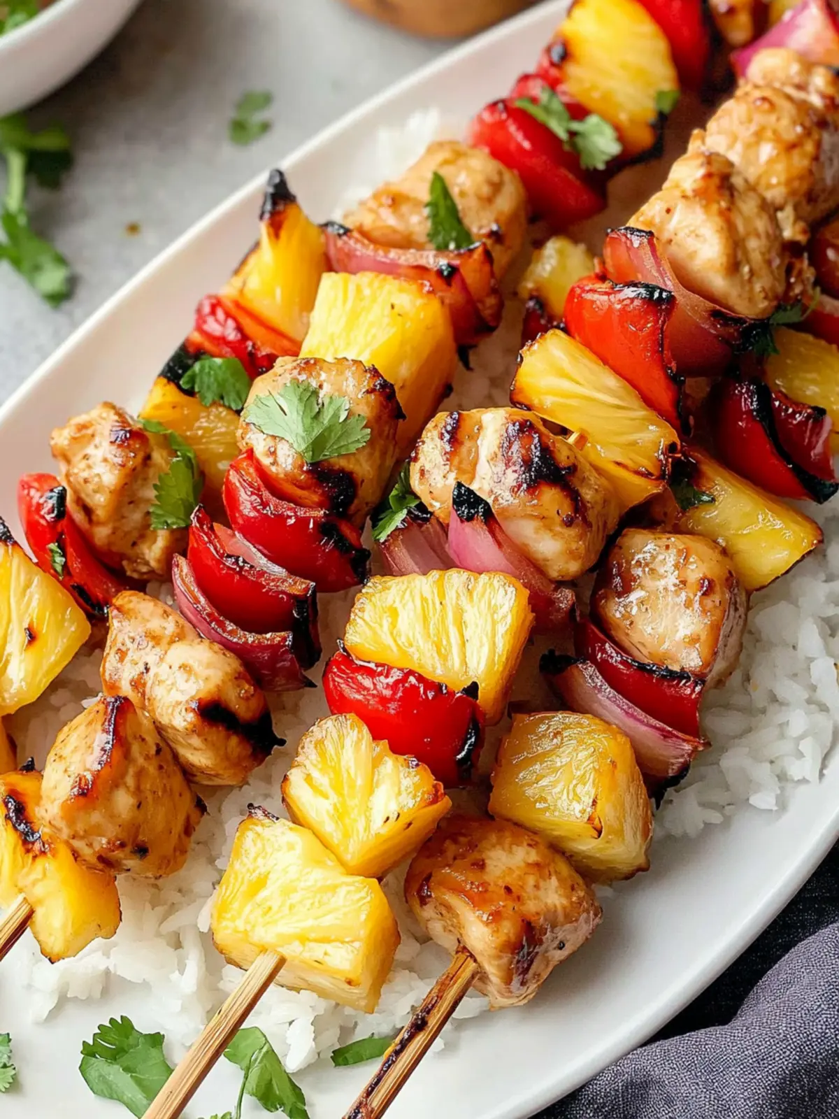 Sweet and Savory Baked Pineapple Chicken Kabobs Delight 4 Baked Pineapple Chicken Kabobs