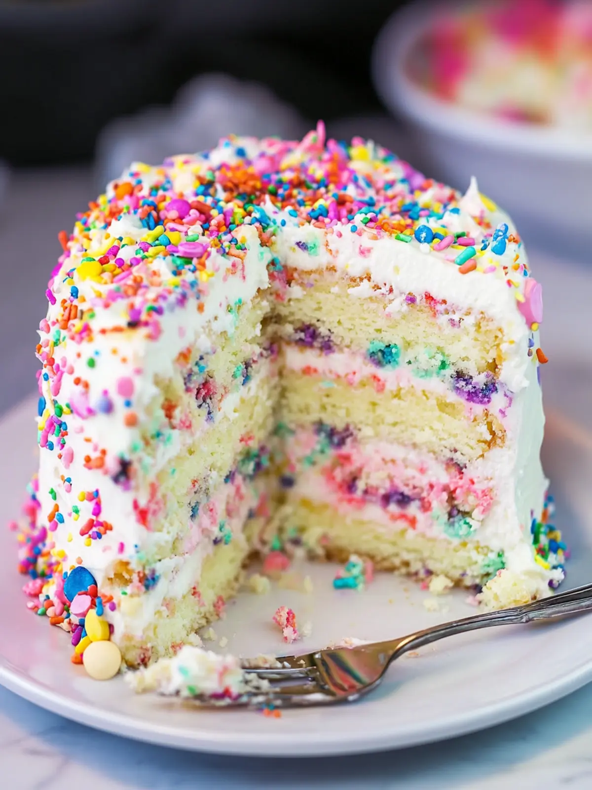 Funfetti Cheesecake Cake That'll Make Your Celebration Sparkle 3 Funfetti Cheesecake Cake