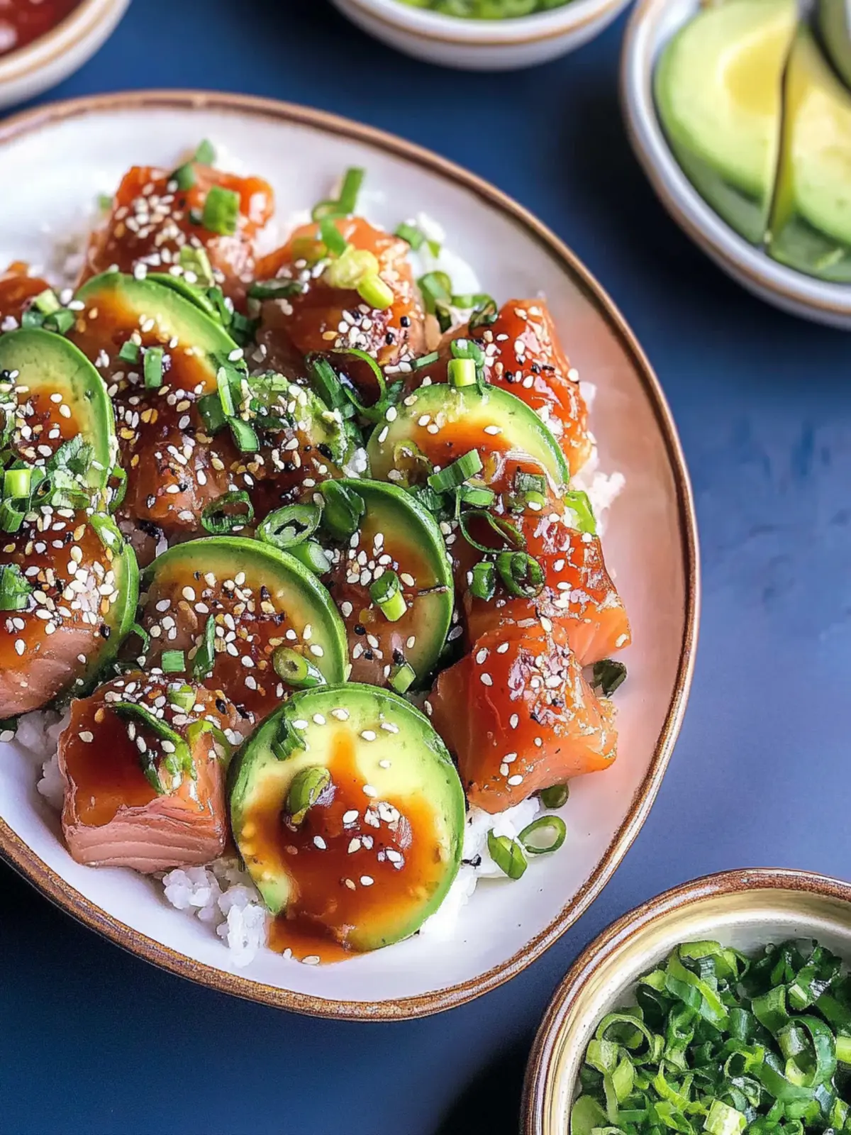 Savory Ahi Tuna Poke Bites with Spicy Sriracha Mayo 5 Ahi Tuna Poke