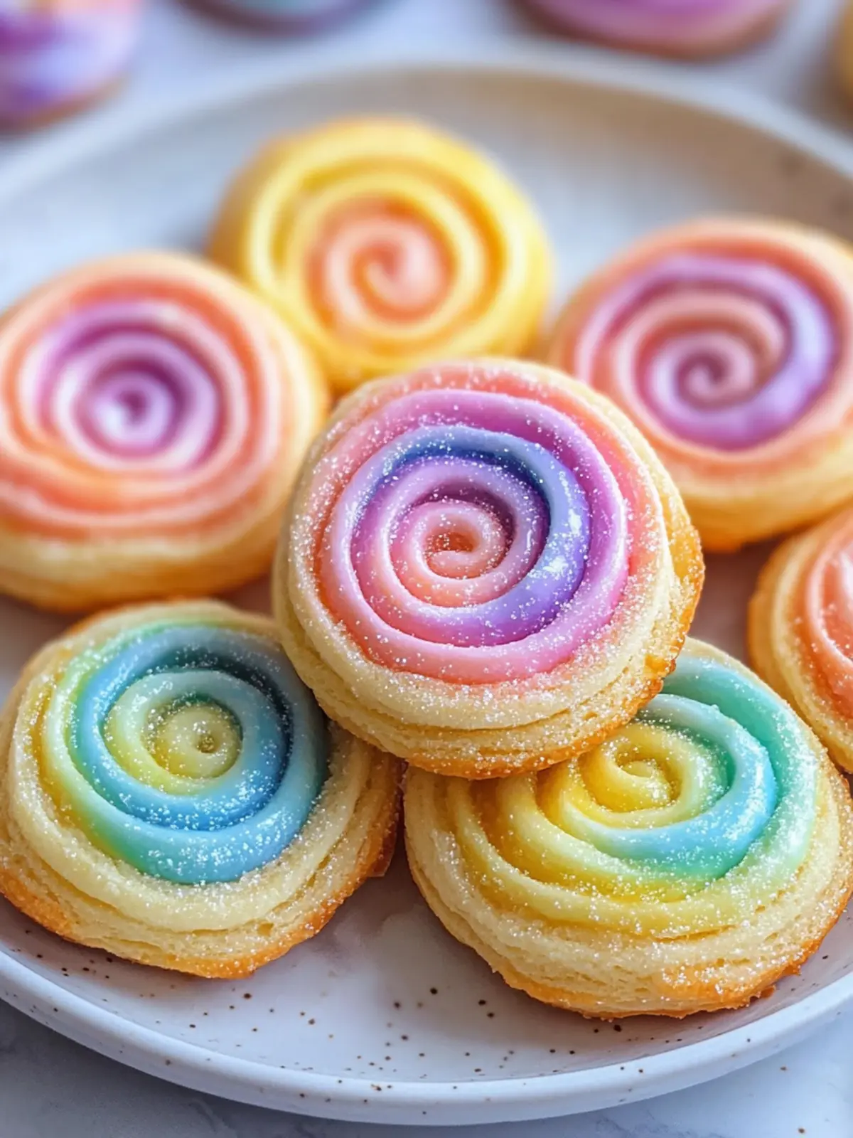 Rainbow Palmiers: Colorful Treats for Your Sweet Cravings 5 Rainbow Palmiers