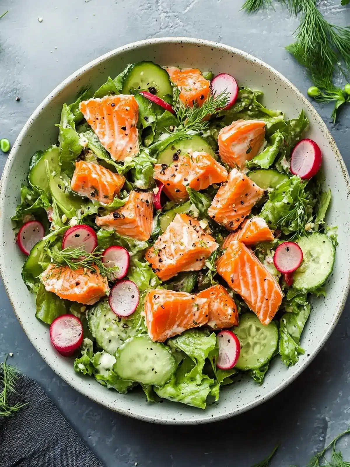 Flaky Salmon Salad: A Refreshing Twist for Summer Meals 4 Flaky Salmon Salad