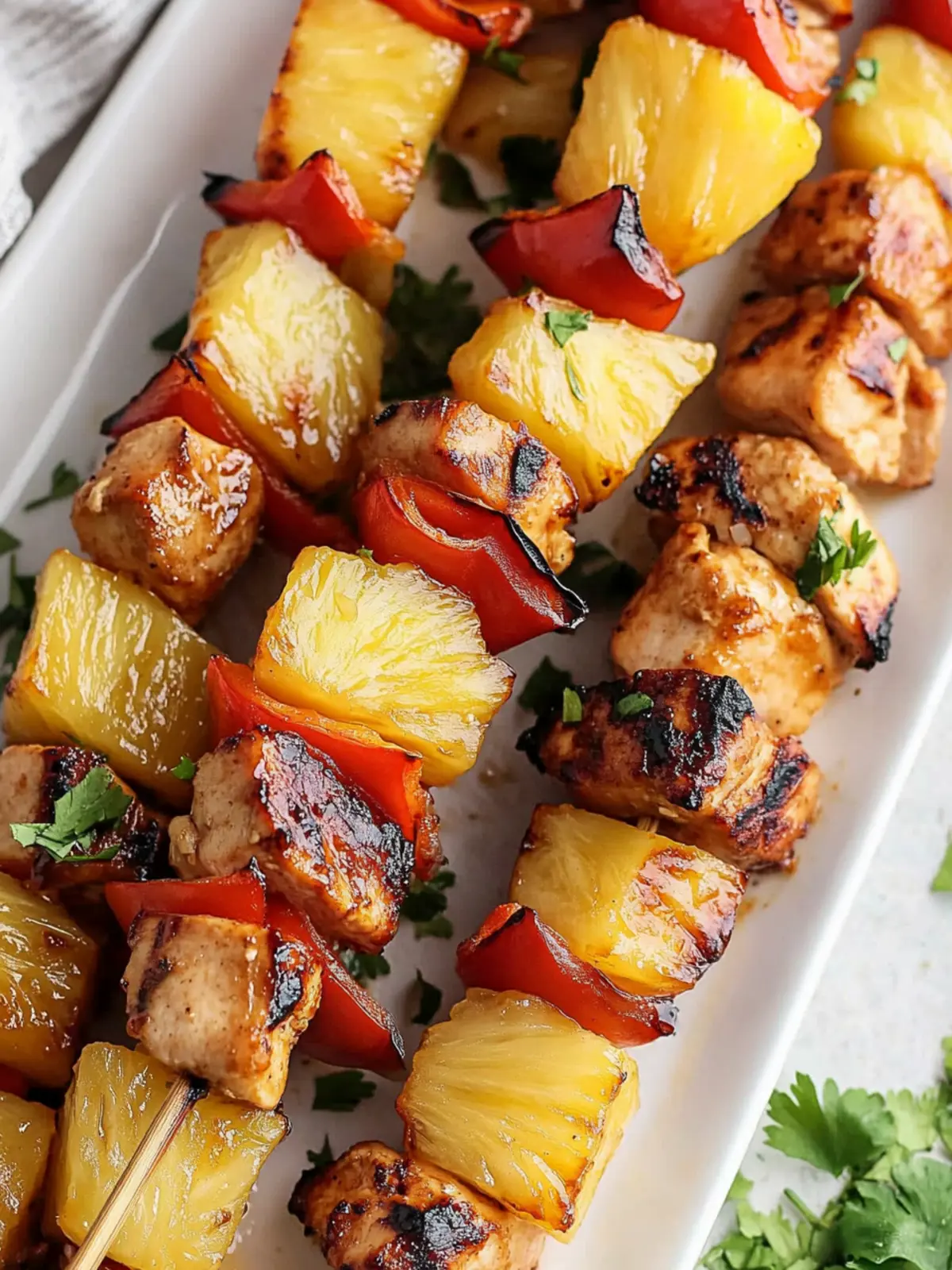 Sweet and Savory Baked Pineapple Chicken Kabobs Delight 2 Baked Pineapple Chicken Kabobs