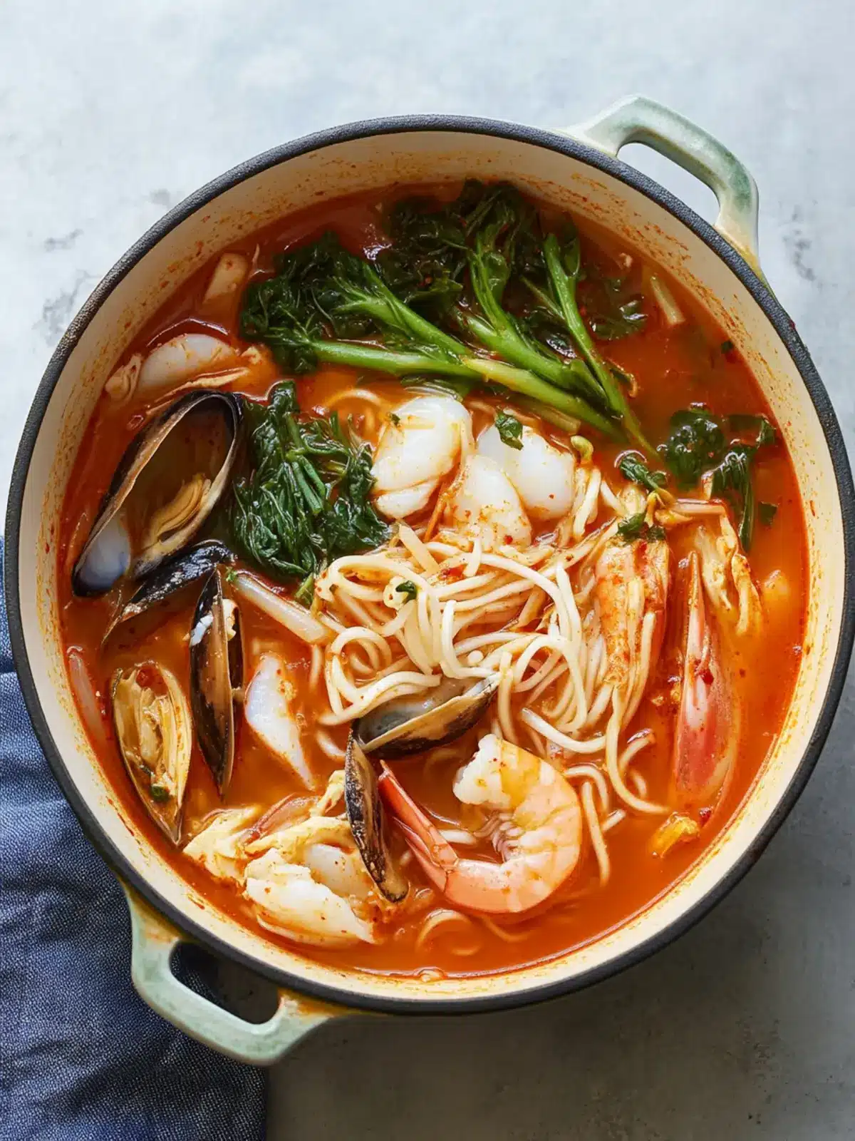 Spice Up Dinner with Jjamppong Korean Seafood Noodle Soup 4 Jjamppong (Korean Seafood Noodle Soup)