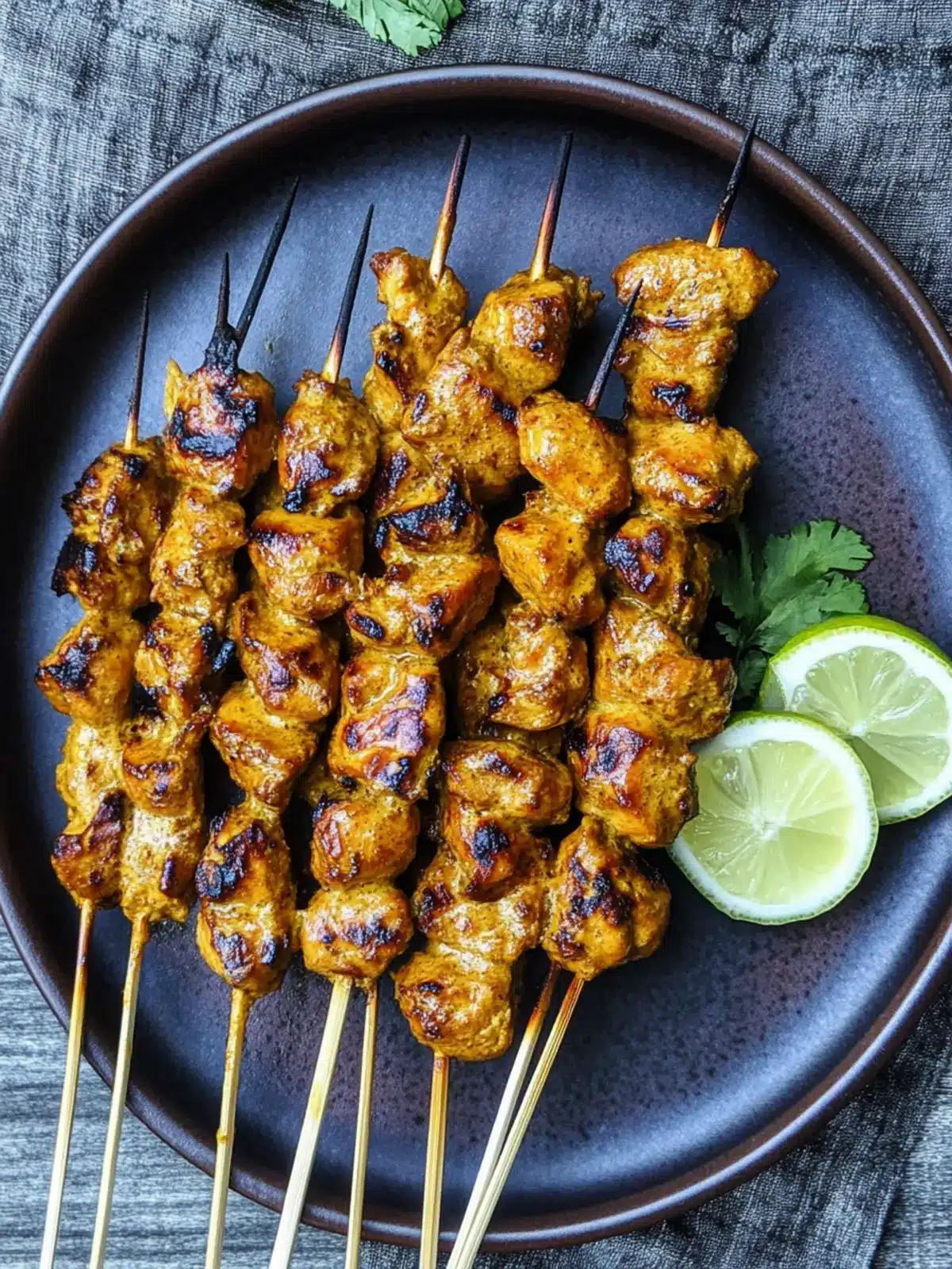 Irresistible Malaysian Chicken Satay with Creamy Peanut Sauce 2 Malaysian Chicken Satay
