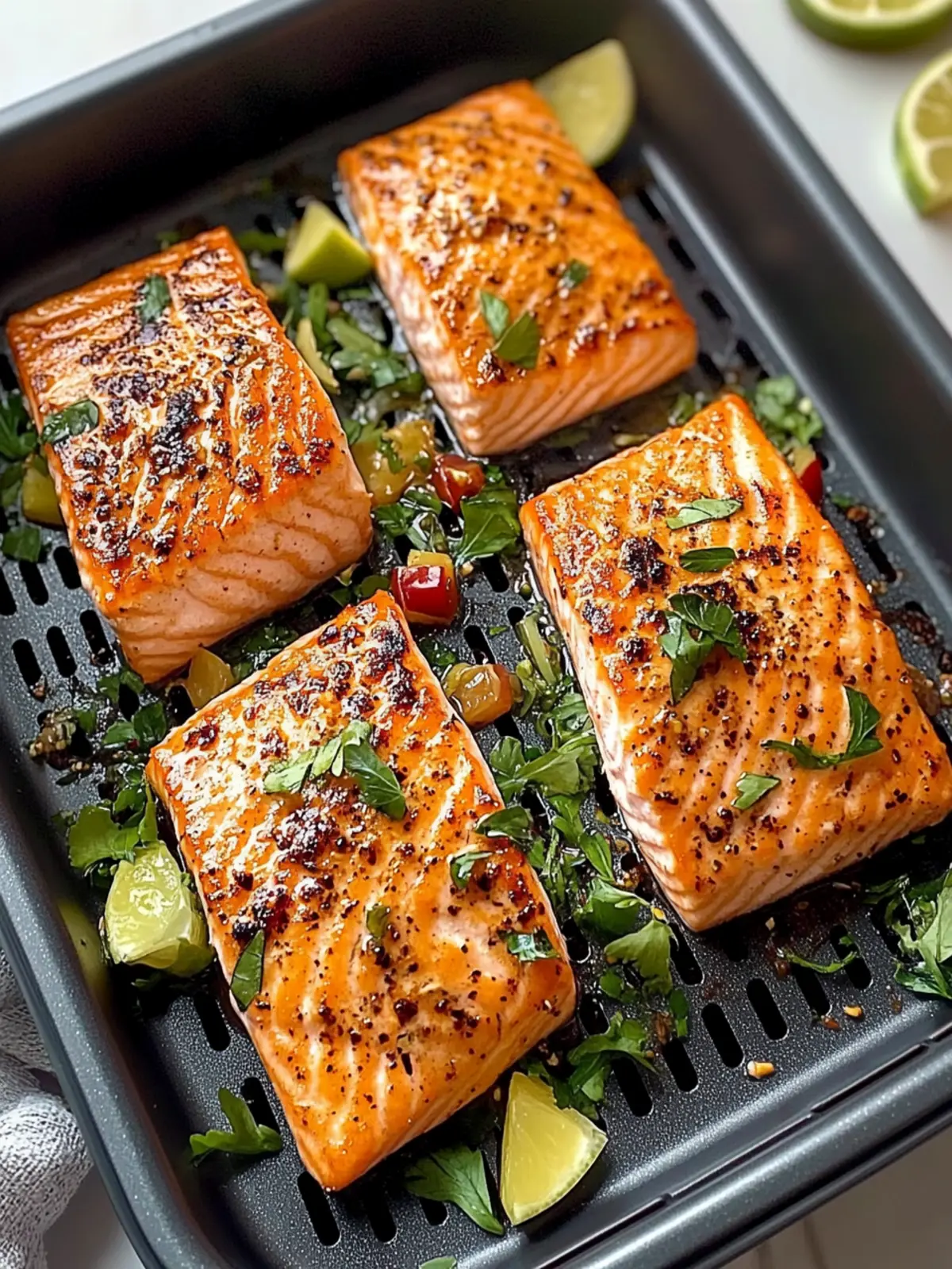 Savory Easy Air Fryer Salmon: Healthy Dinner in Minutes 3 Easy Air Fryer Salmon