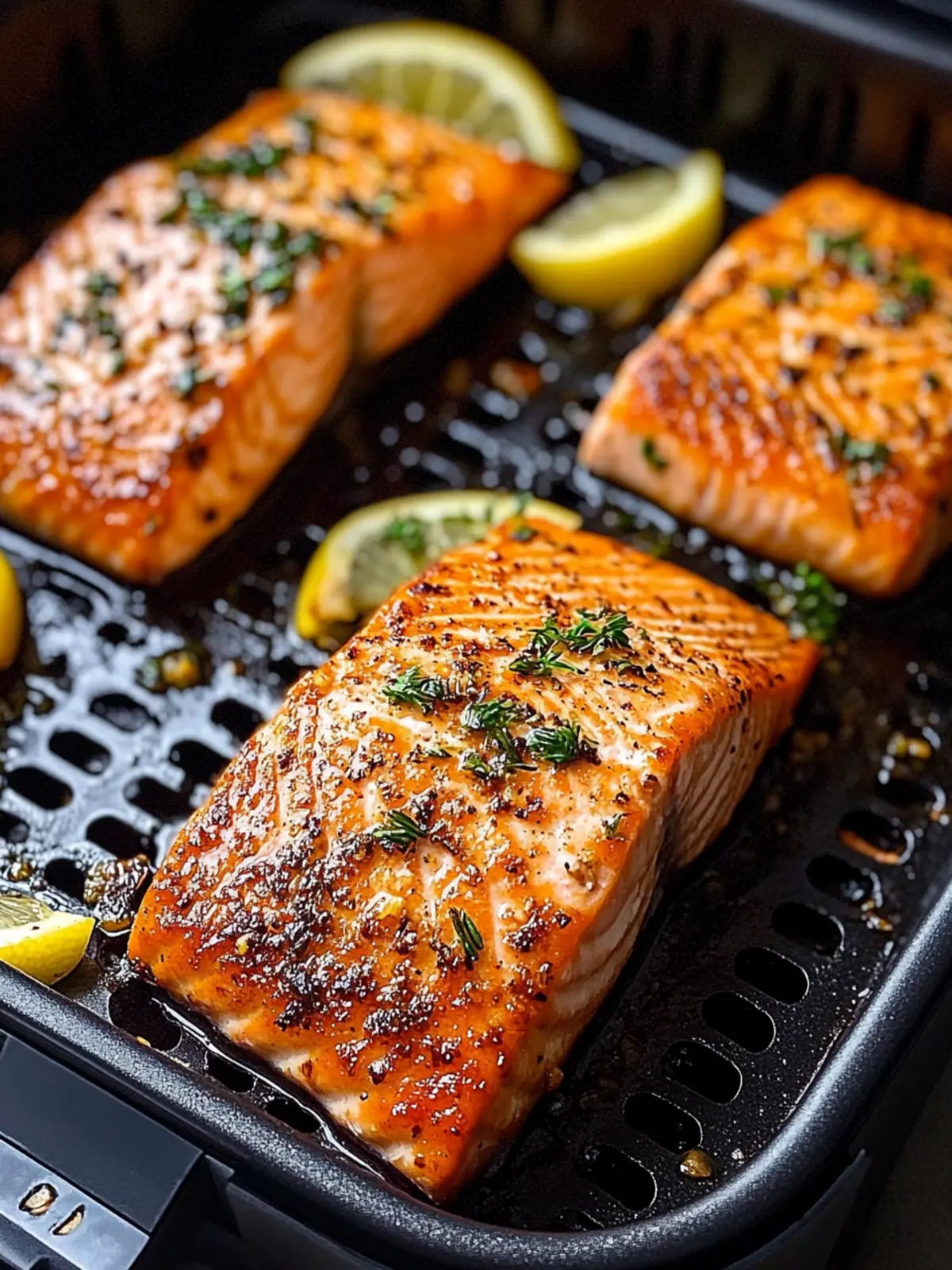 Savory Easy Air Fryer Salmon: Healthy Dinner in Minutes 2 Easy Air Fryer Salmon