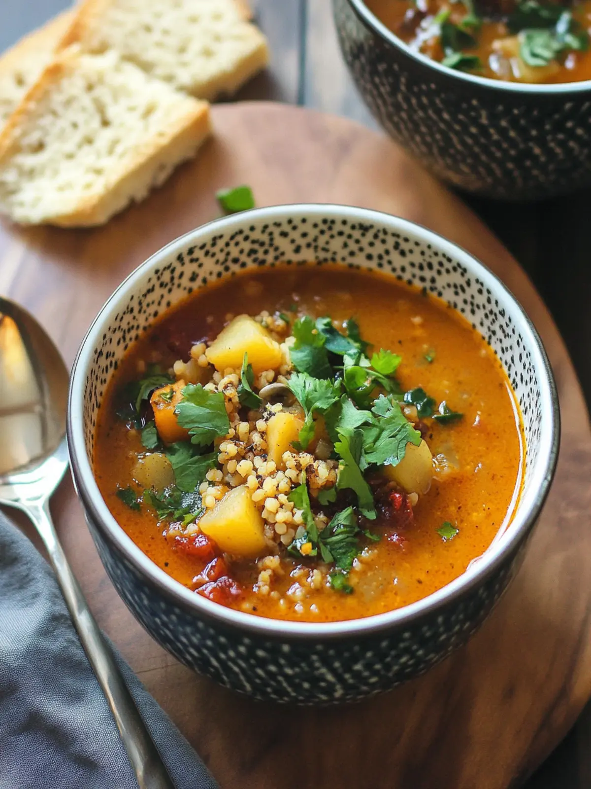 Savory Moroccan-Spiced Vegetable Soup for Comforting Nights 4 Moroccan-Spiced Vegetable Soup