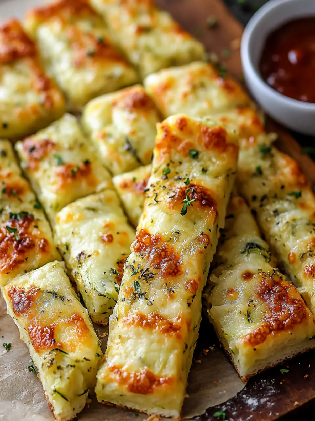 Cheesy Zucchini Breadsticks: Guilt-Free, Veggie Packed Bliss 5 Cheesy Zucchini Breadsticks
