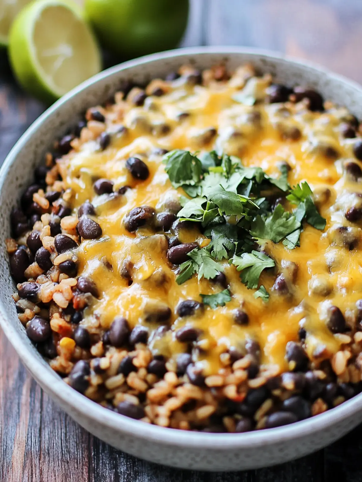 Cheesy Black Beans & Rice: Quick, Flavorful, and Totally Satisfying 4 Cheesy Black Beans & Rice