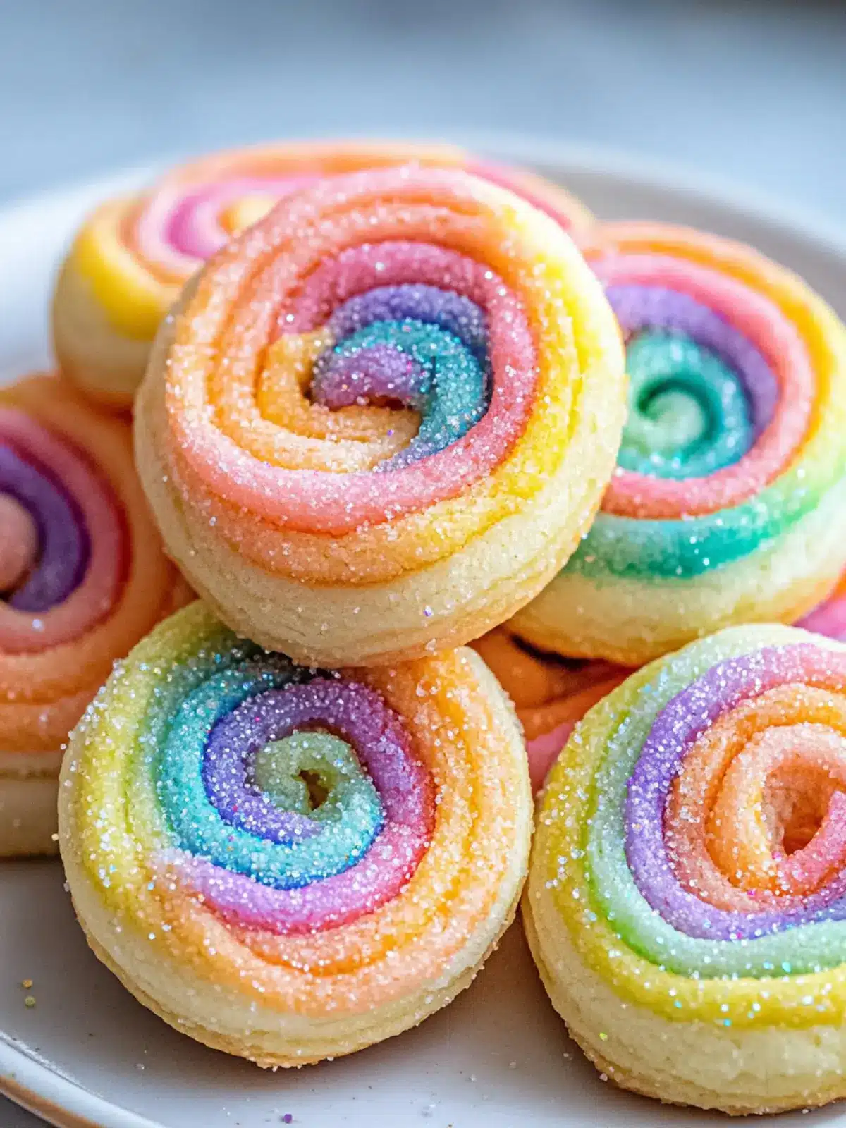Rainbow Palmiers: Colorful Treats for Your Sweet Cravings 2 Rainbow Palmiers