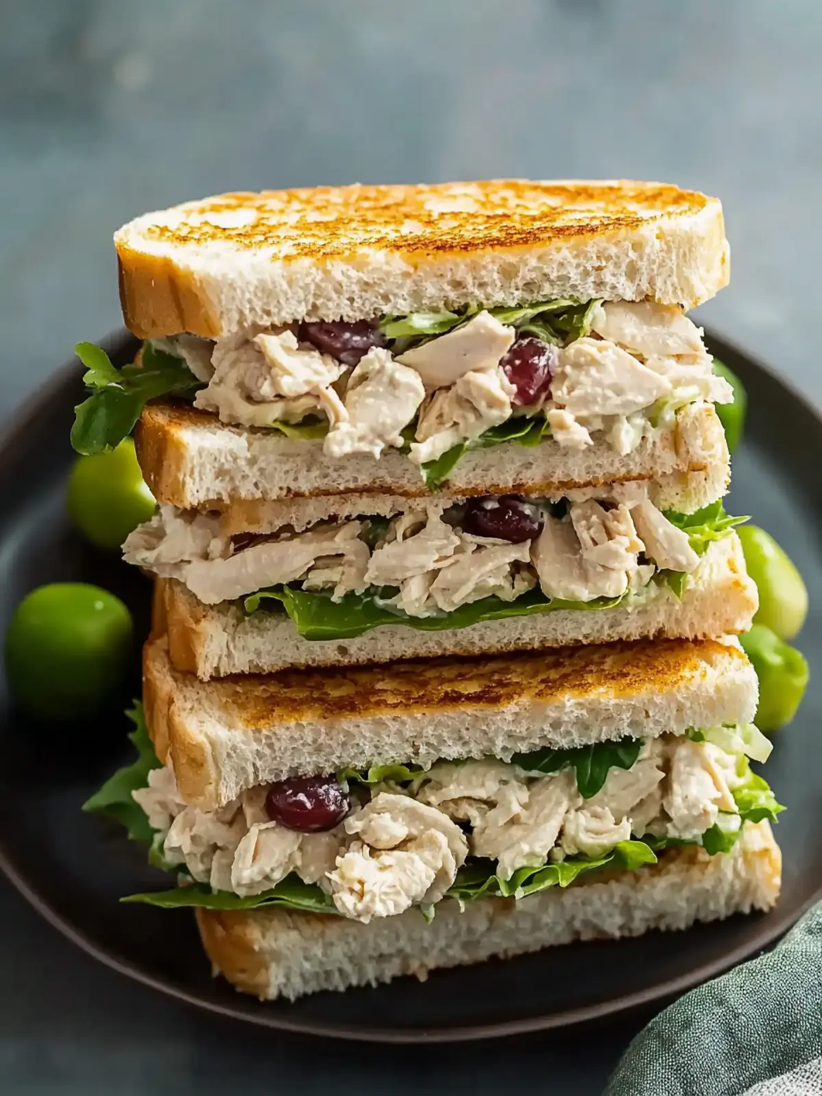 Chicken Salad Tea Sandwiches with Sweet Peach Jam Delight 4 Chicken Salad Tea Sandwiches