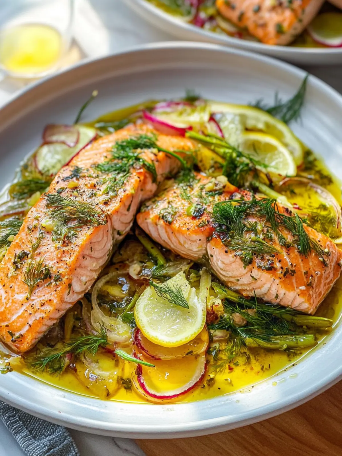 Savory Slow Roasted Salmon with Citrus Herb Magic 3 Slow Roasted Salmon