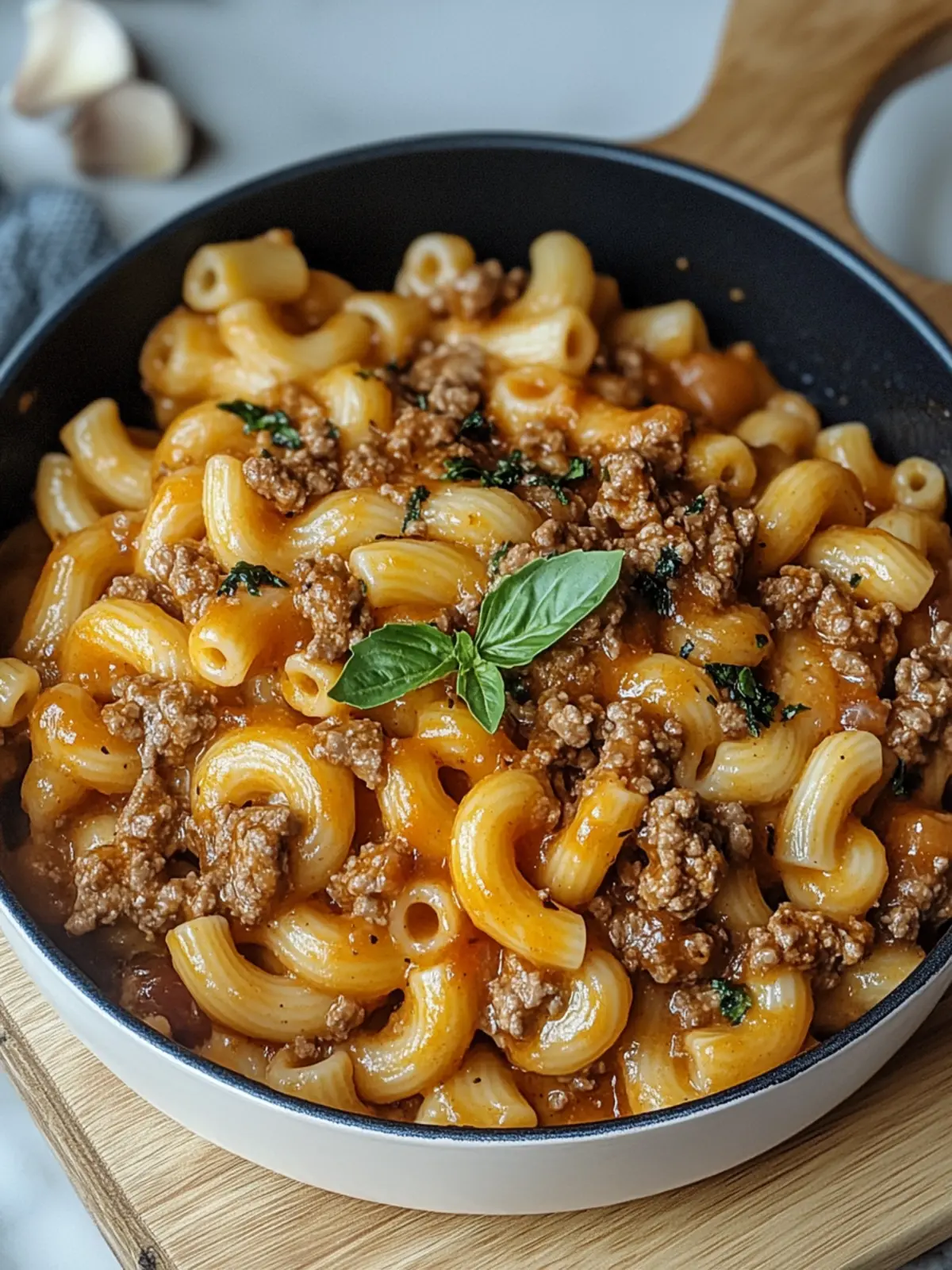 Easy One Pot Beefaroni: Comfort Food with a Twist! 3 One Pot Beefaroni