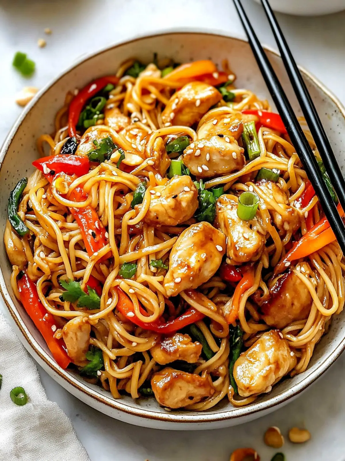 Savory Yakisoba Chicken Stir-Fry for a Flavorful Feast 2 Yakisoba Chicken
