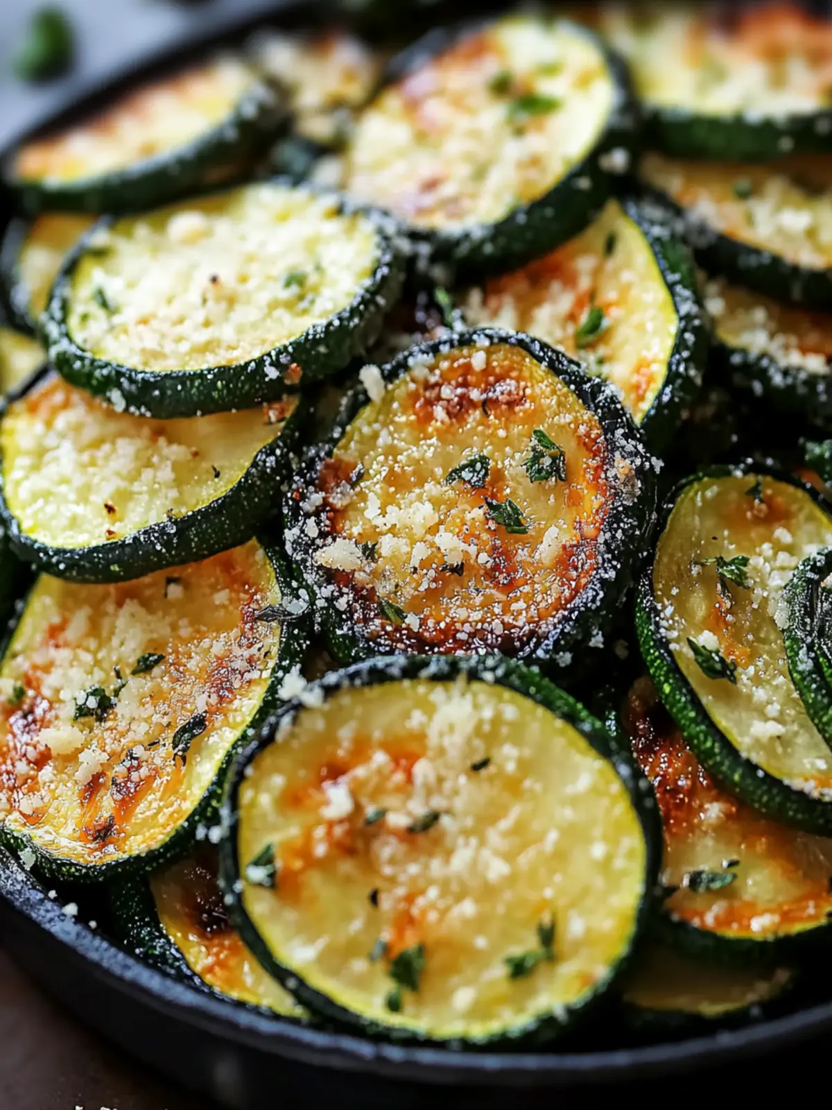 Crispy Crunchy Garlic Parmesan Roasted Zucchini Delight 2 Crunchy Garlic Parmesan Roasted Zucchini