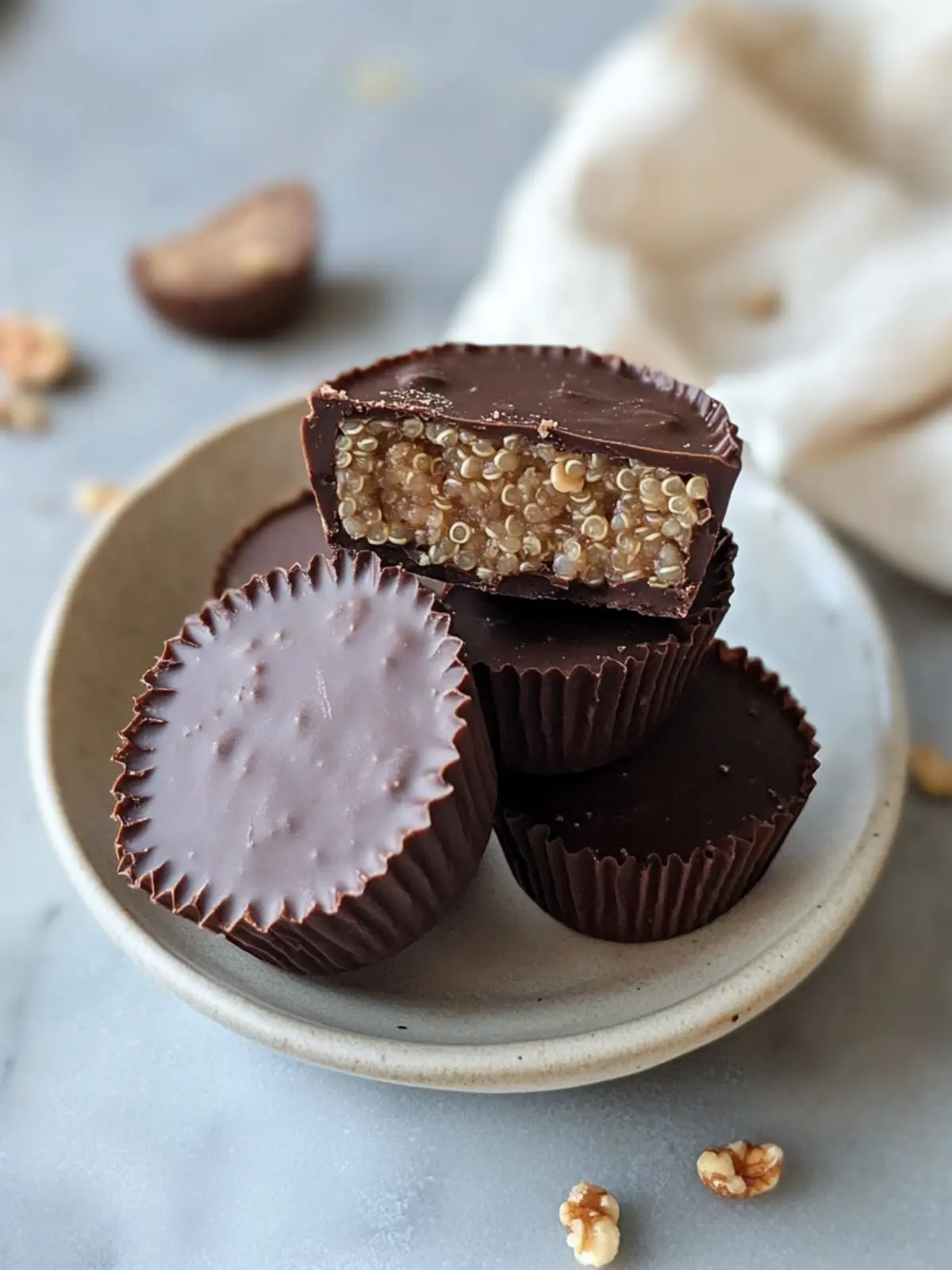 Quinoa Crunch Peanut Butter Cups That Satisfy Your Cravings 4 Quinoa Crunch Peanut Butter Cups