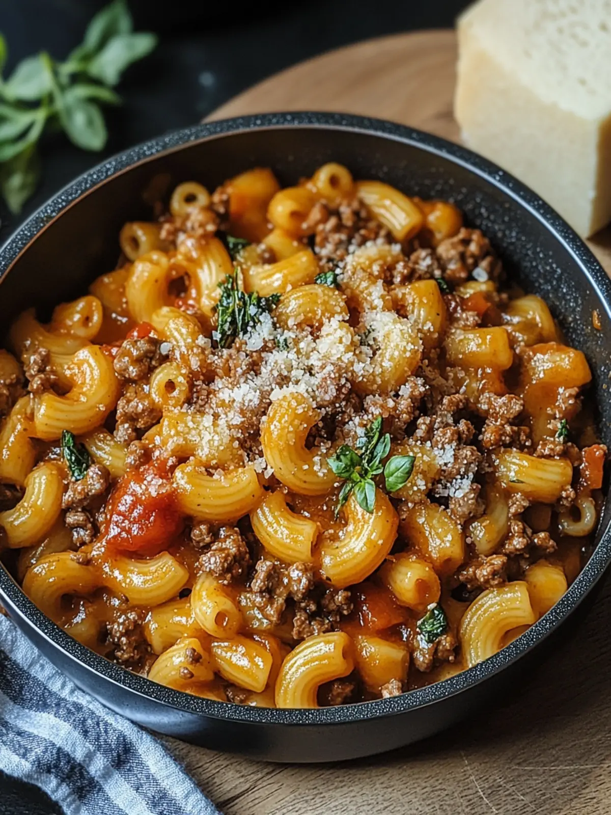 Easy One Pot Beefaroni: Comfort Food with a Twist! 4 One Pot Beefaroni