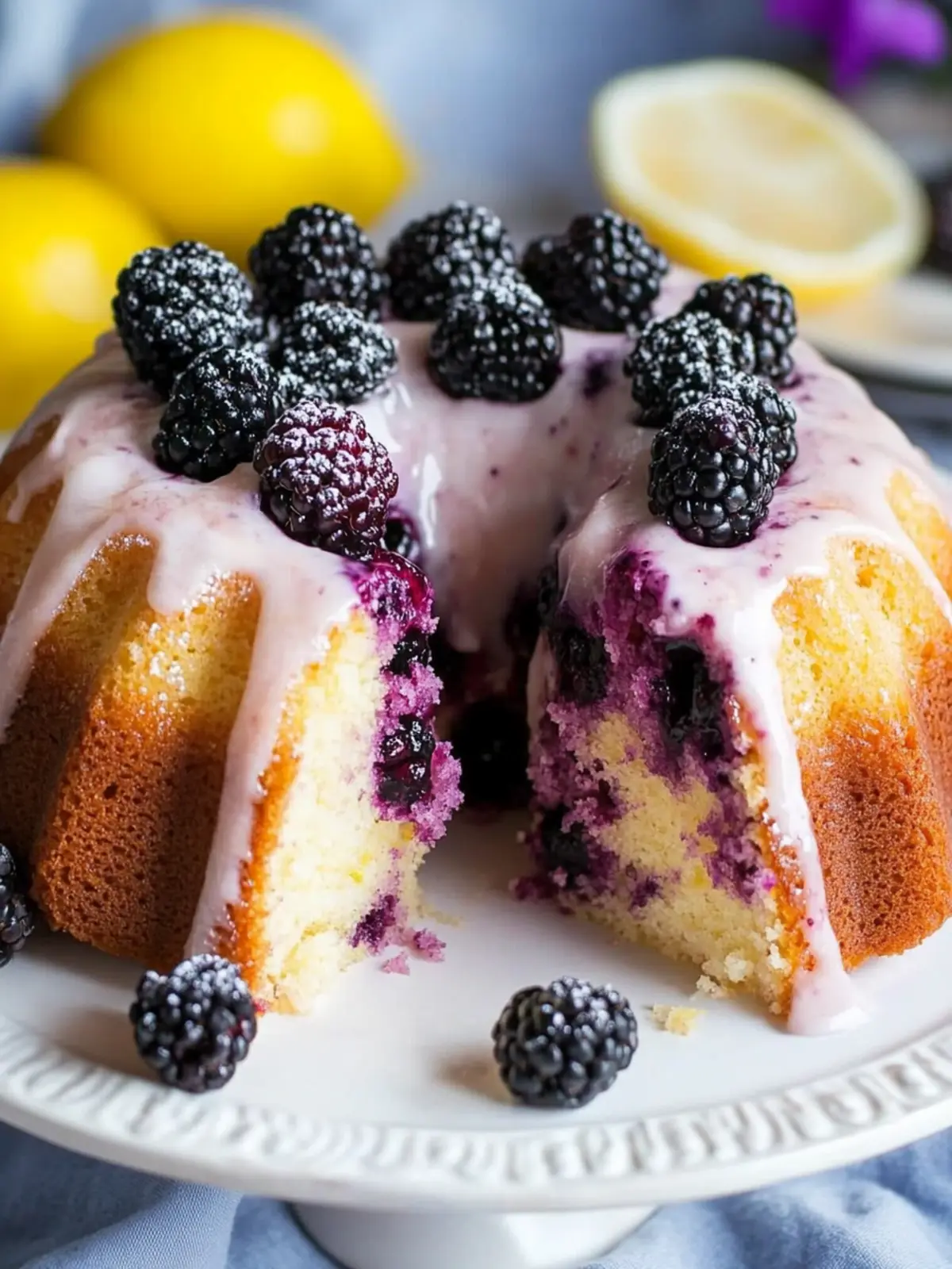 Delicious Lemon Blackberry Bundt Cake for Sweet Moments 4 Lemon Blackberry Bundt Cake