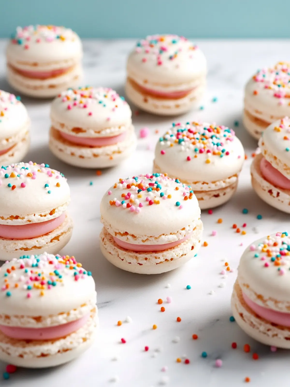 Birthday Cake Macarons That Will Steal the Show at Parties 5 Birthday Cake Macarons