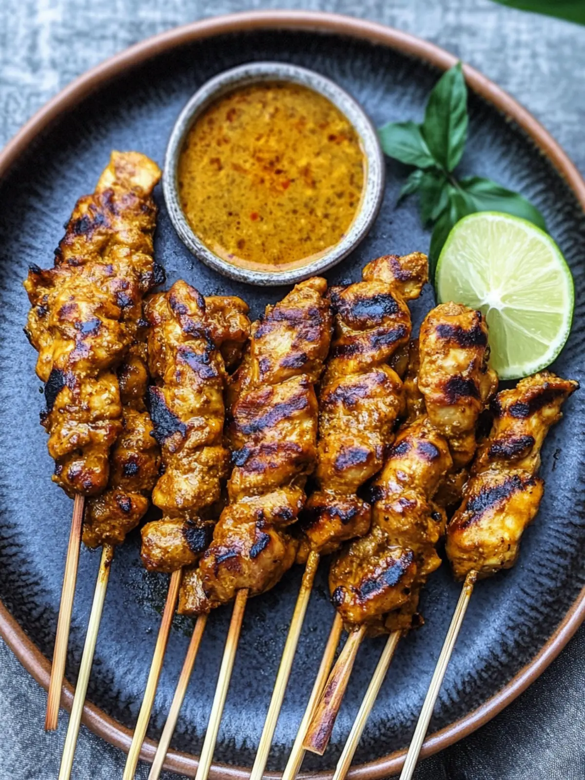 Irresistible Malaysian Chicken Satay with Creamy Peanut Sauce 3 Malaysian Chicken Satay