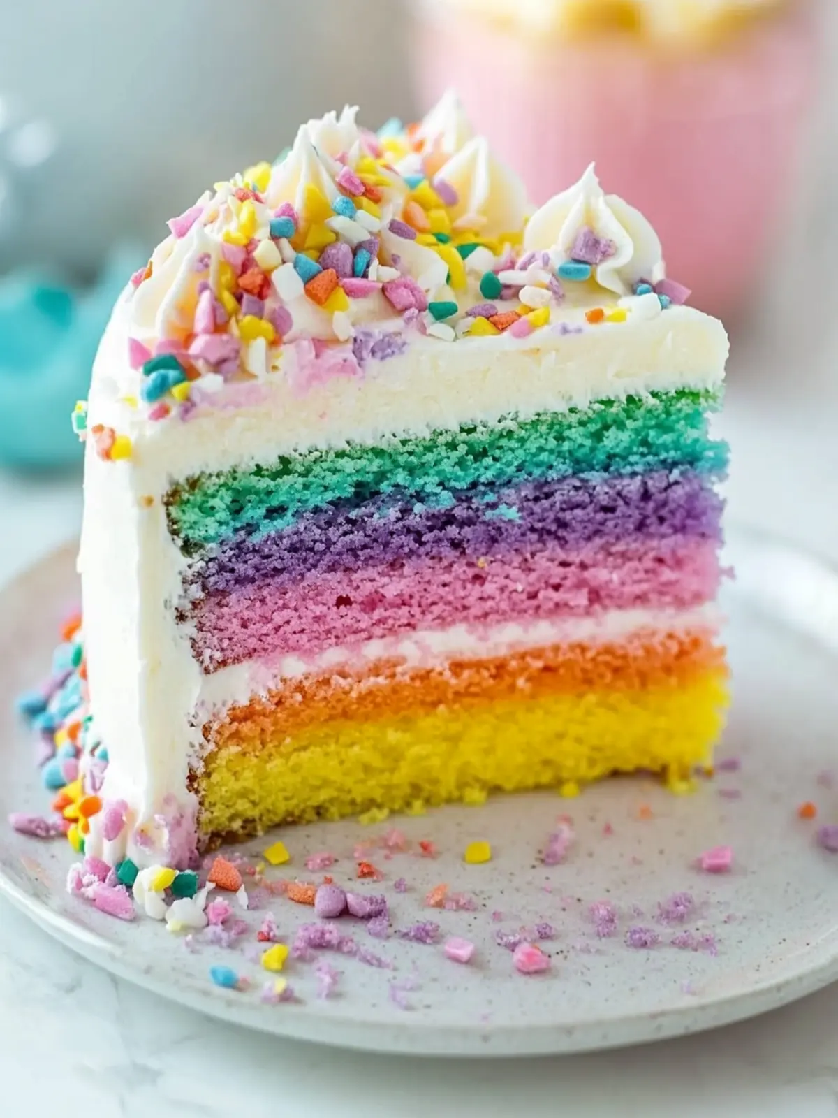 Create Magical Moments with Pastel Rainbow Cake Bliss 4 Pastel Rainbow Cake