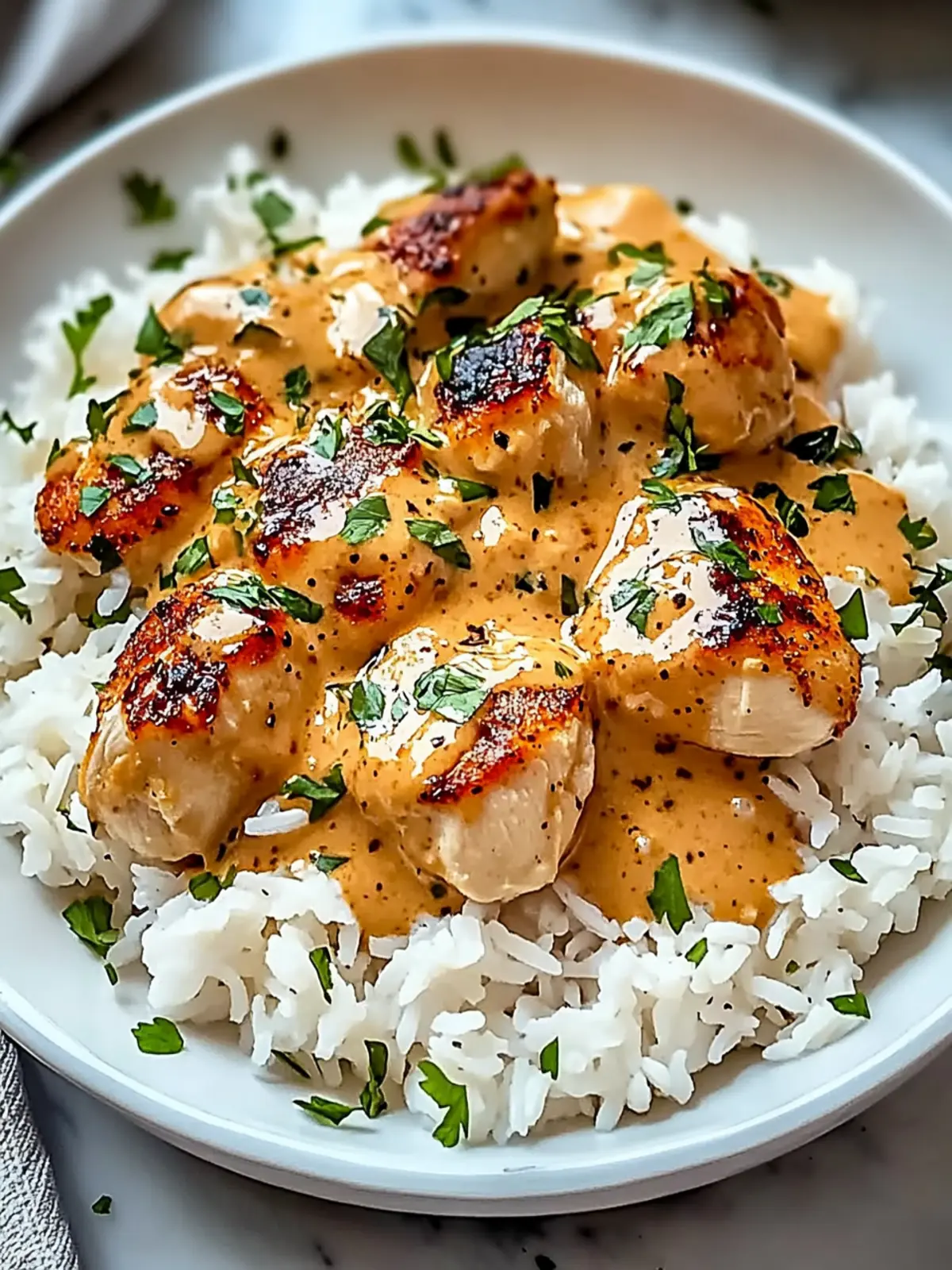Creamy Smothered Chicken and Rice for Ultimate Comfort Food 4 Smothered Chicken and Rice
