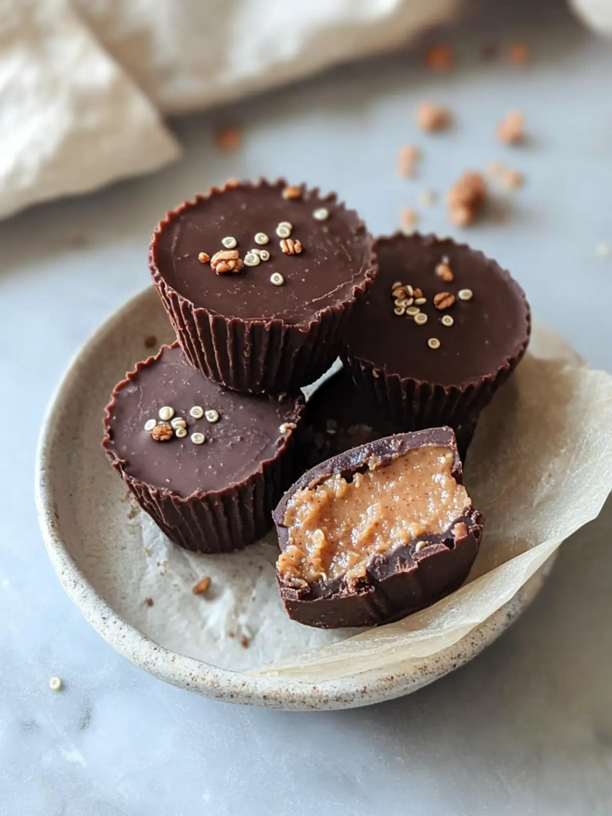 Quinoa Crunch Peanut Butter Cups That Satisfy Your Cravings 5 Quinoa Crunch Peanut Butter Cups