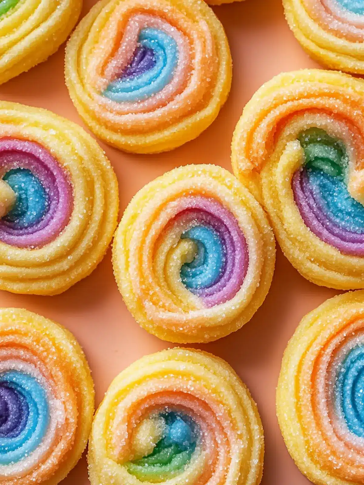 Rainbow Palmiers: Colorful Treats for Your Sweet Cravings 4 Rainbow Palmiers