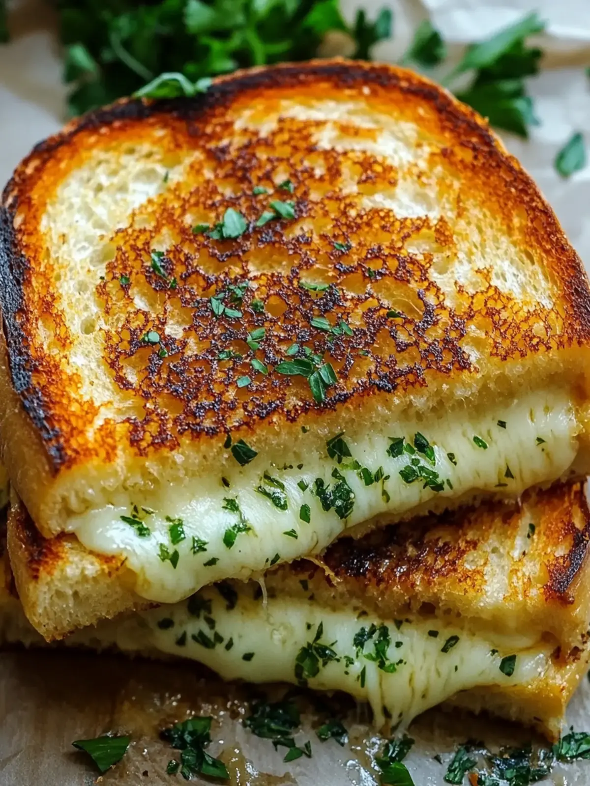 Garlic Bread Grilled Cheese: Your New Favorite Comfort Meal 4 Garlic Bread Grilled Cheese