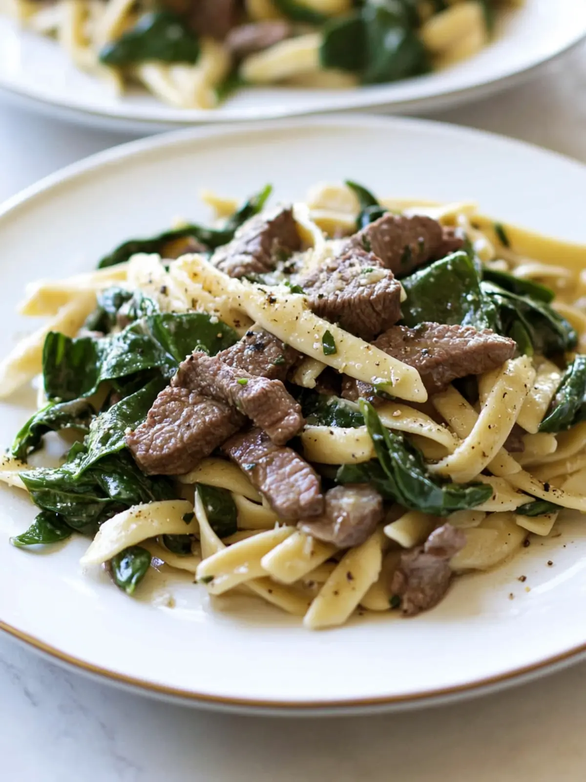 Steak and Spinach Pasta Salad: A Flavorful Homemade Delight 5 Pasta with Steak and Spinach