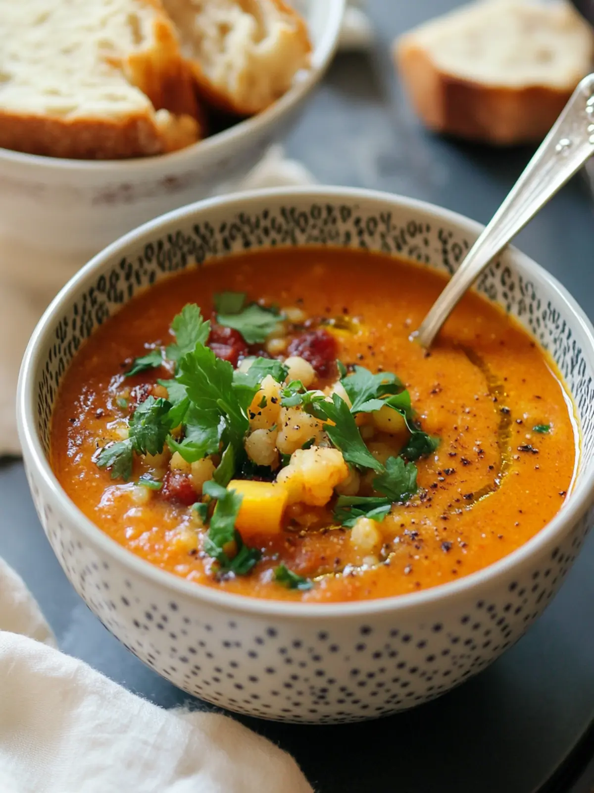 Savory Moroccan-Spiced Vegetable Soup for Comforting Nights 5 Moroccan-Spiced Vegetable Soup
