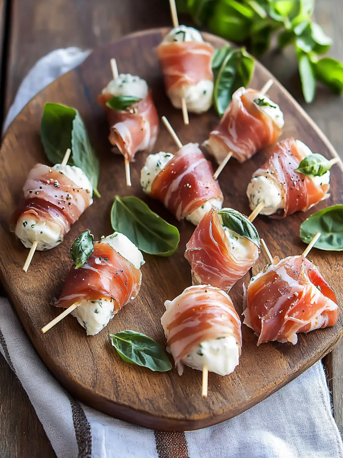 Savoring Prosciutto Wrapped Mozzarella Bites for Guilt-Free Snacking 5 Prosciutto Wrapped Mozzarella Bites