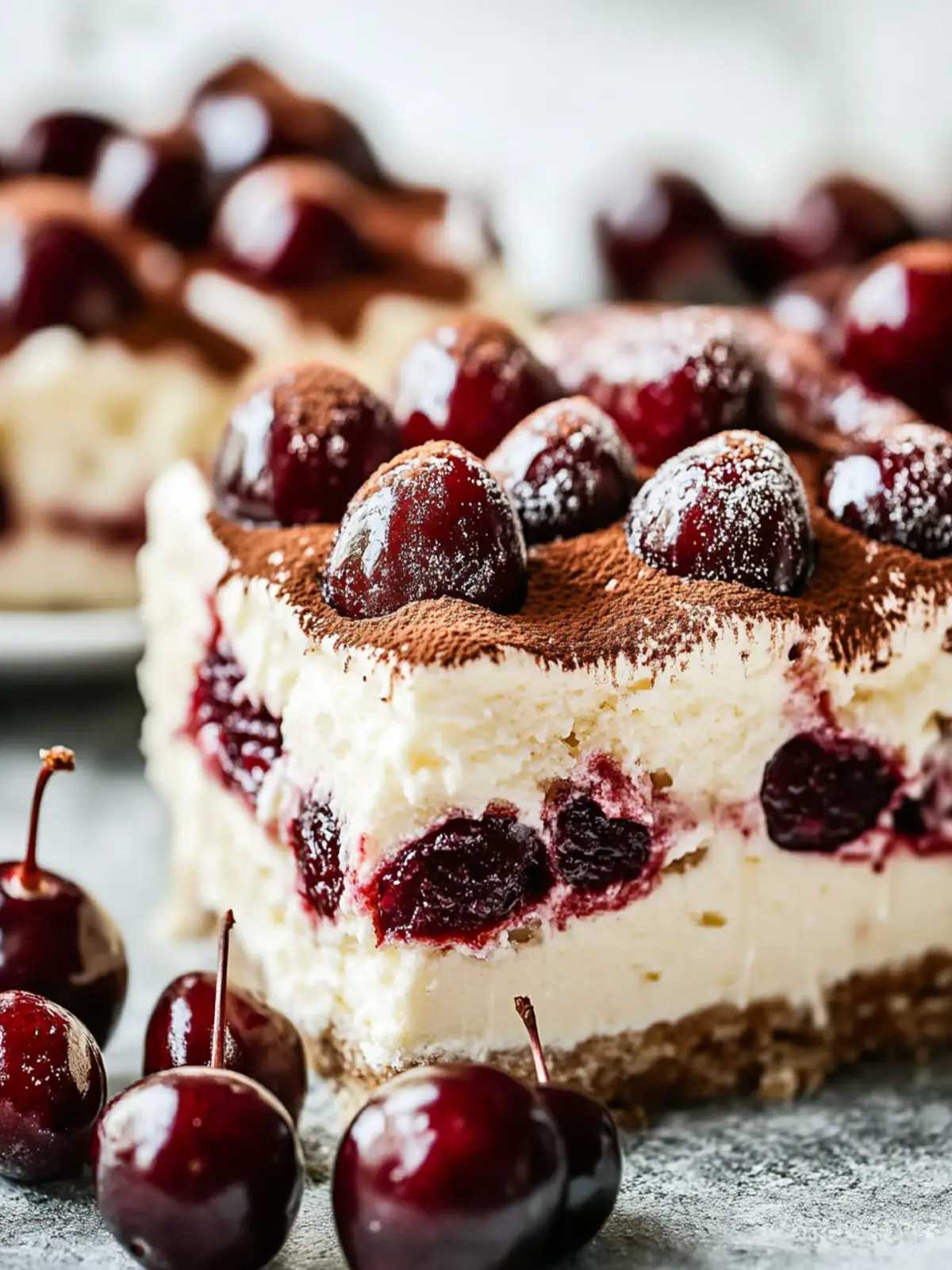Cherry Amaretto Tiramisu: A Fruity Twist on a Classic Delight 4 Cherry Amaretto Tiramisu