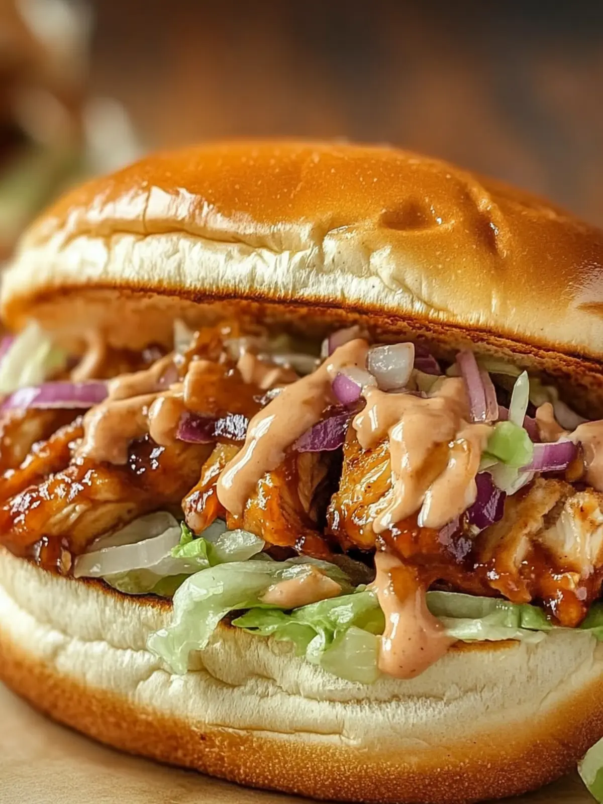 Mouthwatering Alabama BBQ Chicken Chopped Sandwich in 20 Minutes 3 Alabama BBQ Chicken Chopped Sandwich