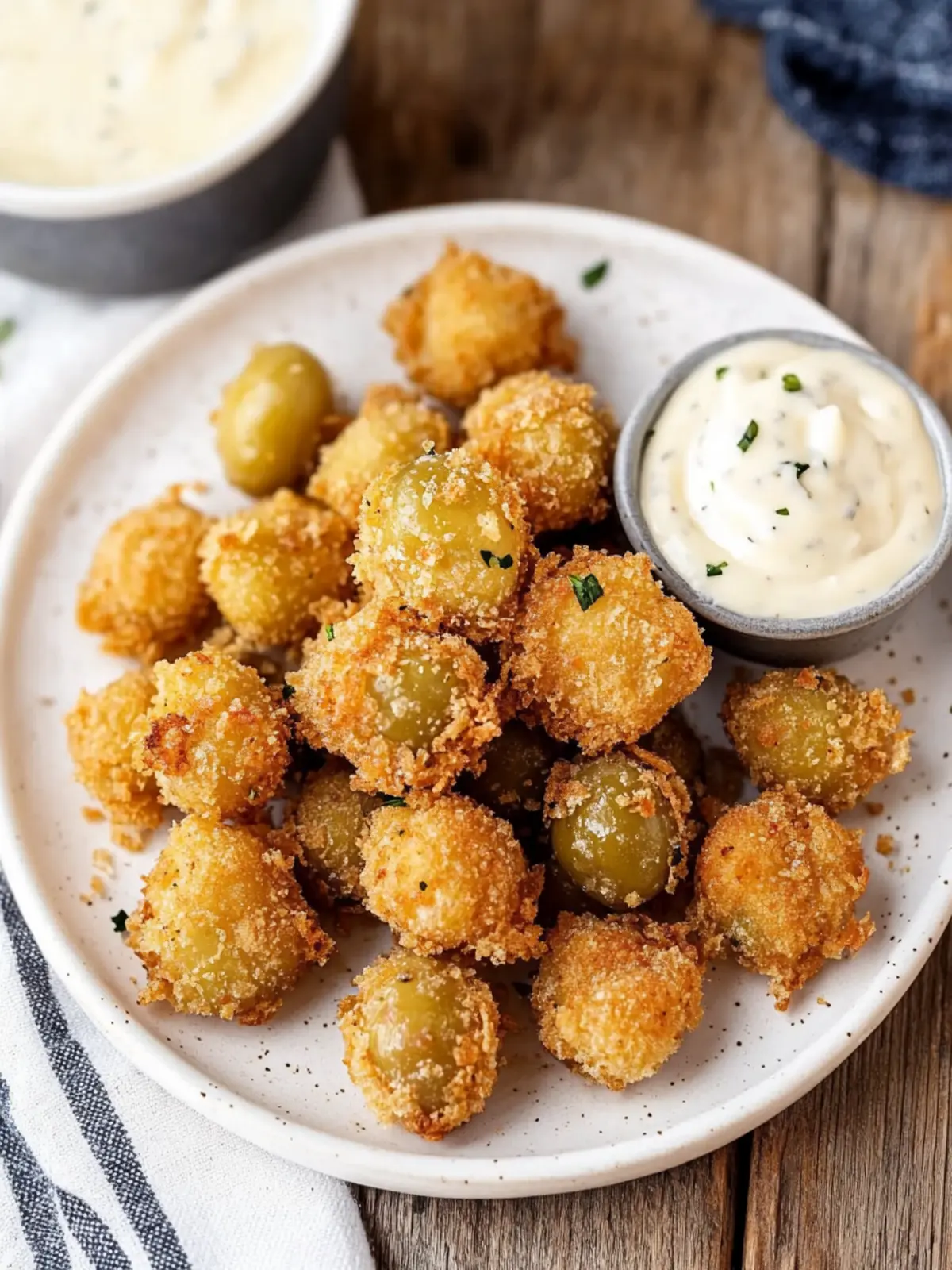 Fried Olives with Garlic Aioli: A Flavor-Packed Delight 2 Fried Olives with Garlic Aioli