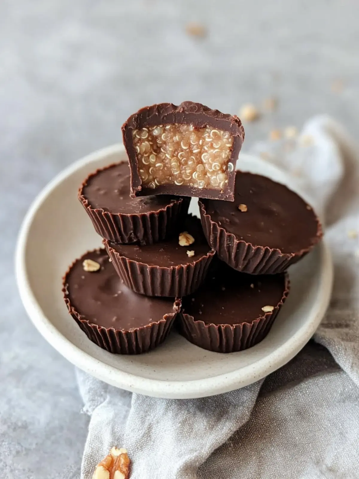 Quinoa Crunch Peanut Butter Cups That Satisfy Your Cravings 2 Quinoa Crunch Peanut Butter Cups