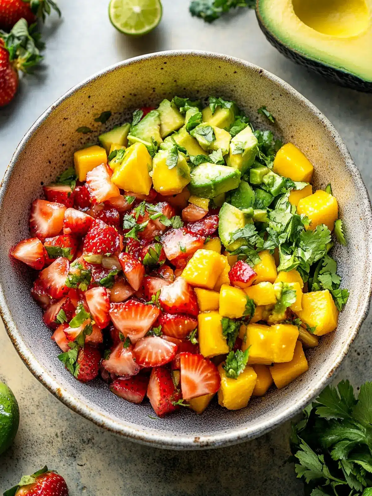 Delicious Avocado Strawberry Mango Salsa for Vibrant Dips 5 Avocado Strawberry Mango Salsa