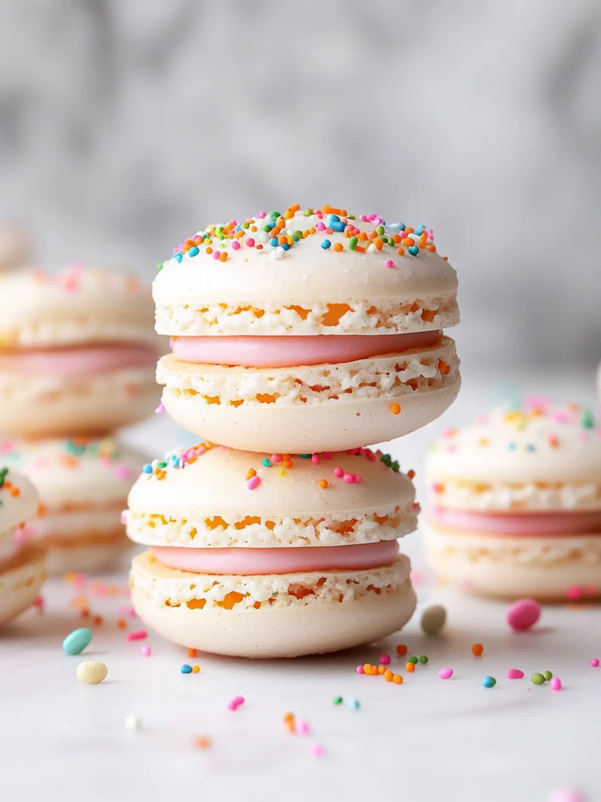 Birthday Cake Macarons That Will Steal the Show at Parties 3 Birthday Cake Macarons