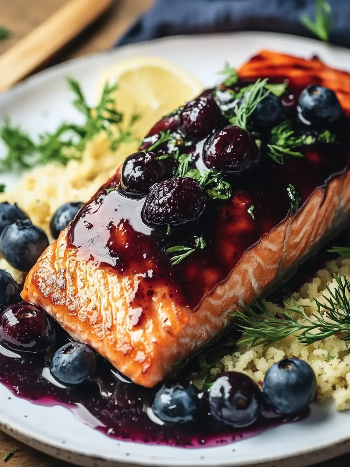 Blueberry Glazed Salmon: A Quick Weeknight Delight 3 Blueberry Glazed Salmon