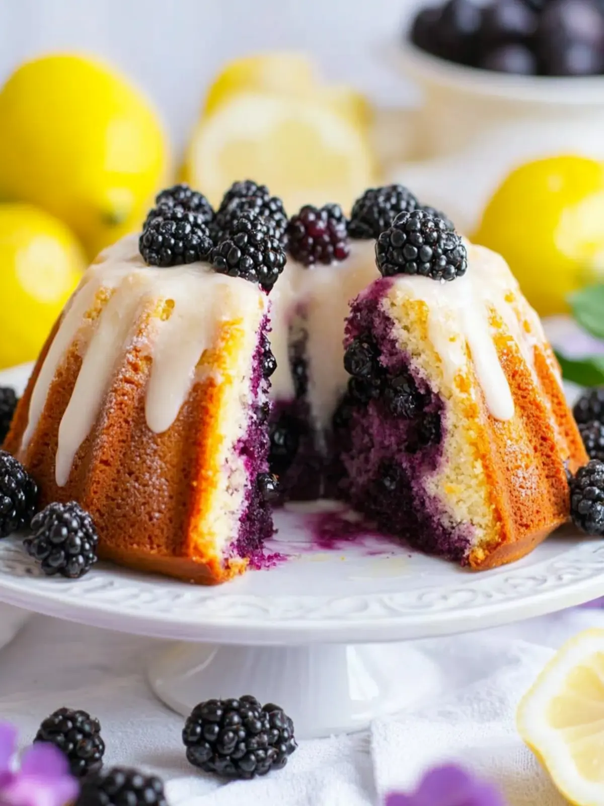 Delicious Lemon Blackberry Bundt Cake for Sweet Moments 2 Lemon Blackberry Bundt Cake