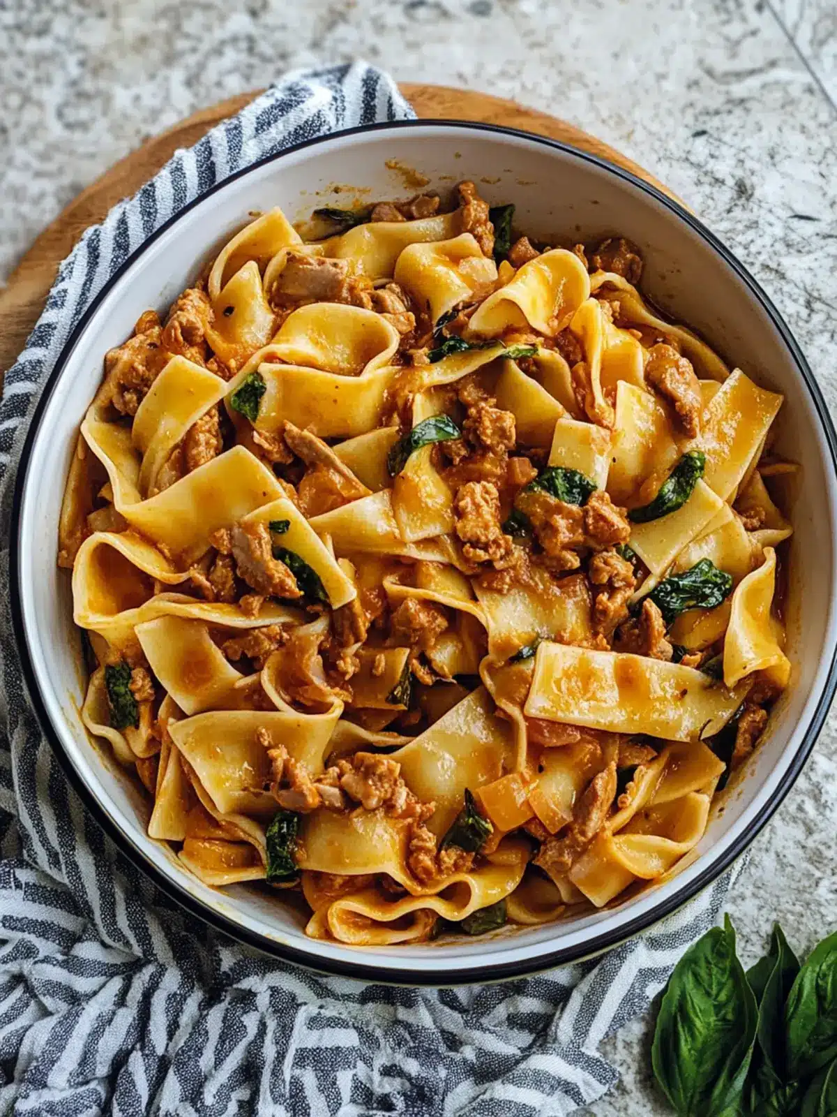Savor the Bliss of Italian Drunken Noodles Tonight 4 Italian Drunken Noodles